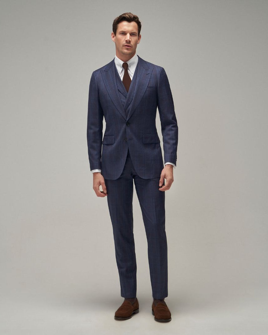 Blue Check Suit - Brent Wilson