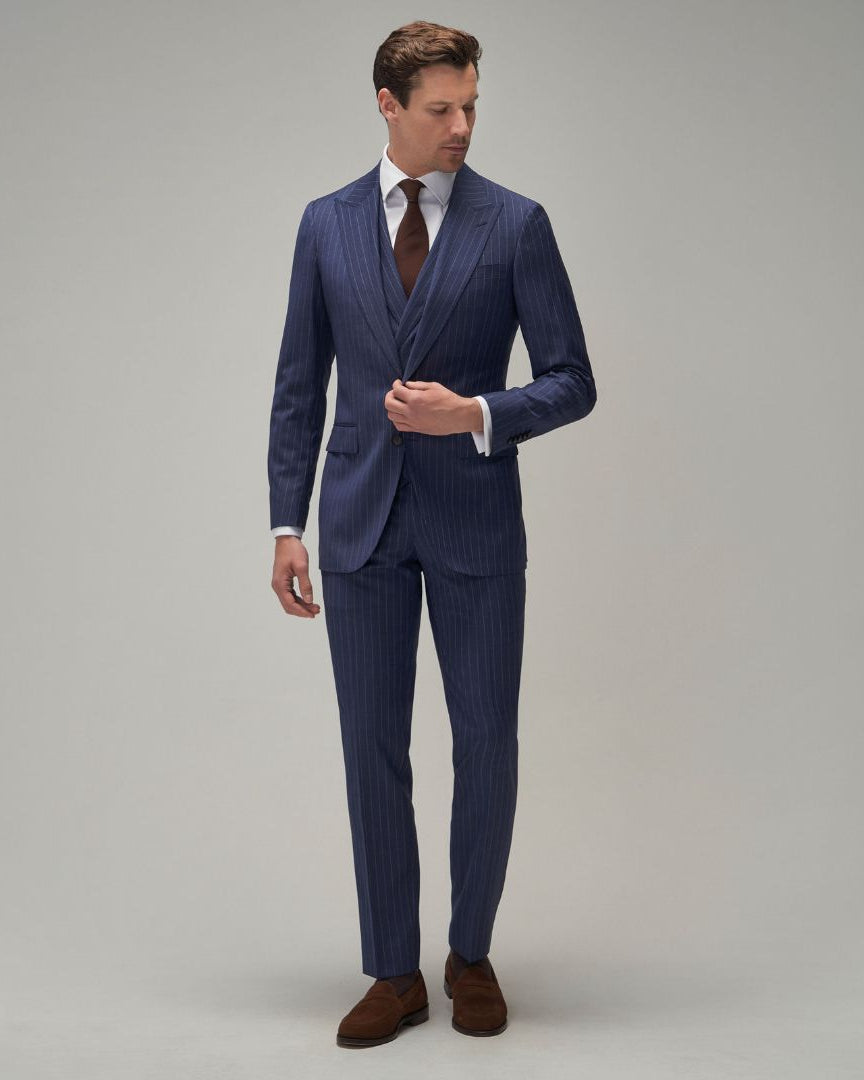 Blue Stripe Suit - Brent Wilson