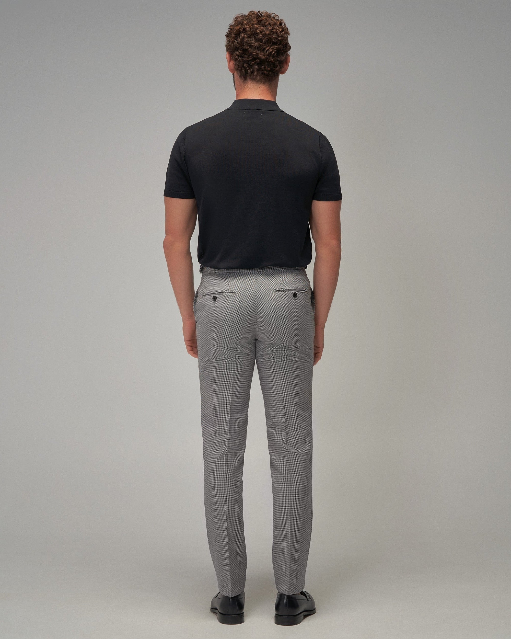 Knit Polo - Black - Brent Wilson