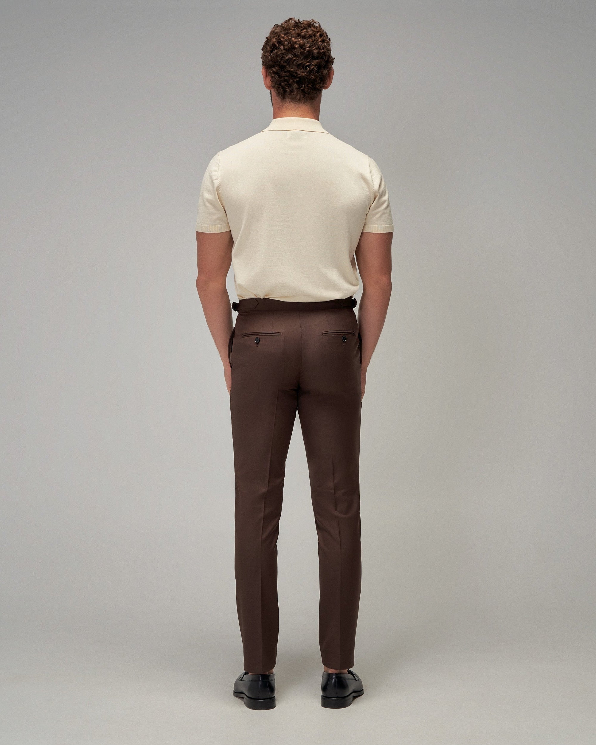 Knit Polo - Cream - Brent Wilson