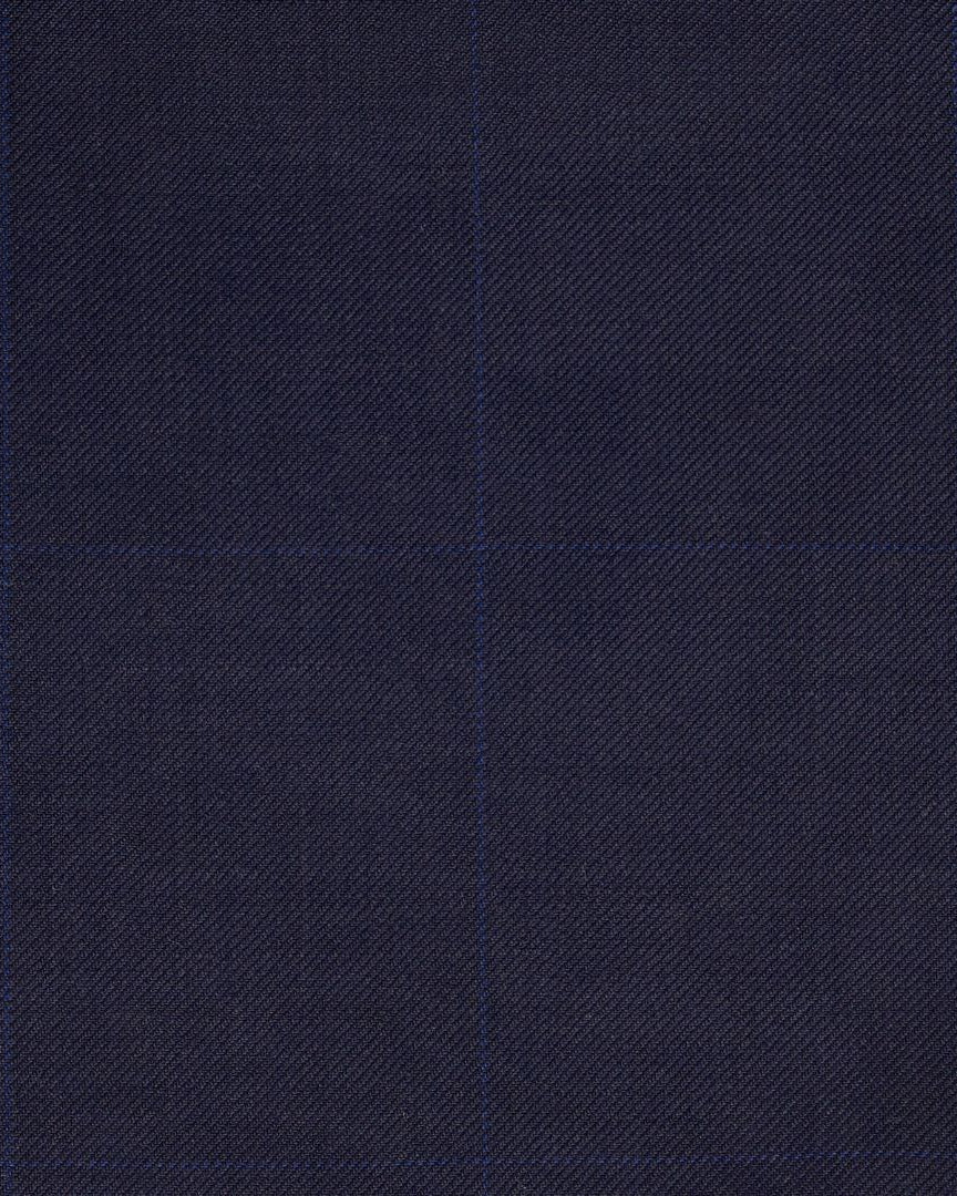 Navy / Blue Check Suit - Brent Wilson