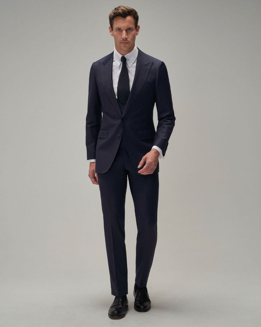 Navy / Red Stripe Suit - Brent Wilson