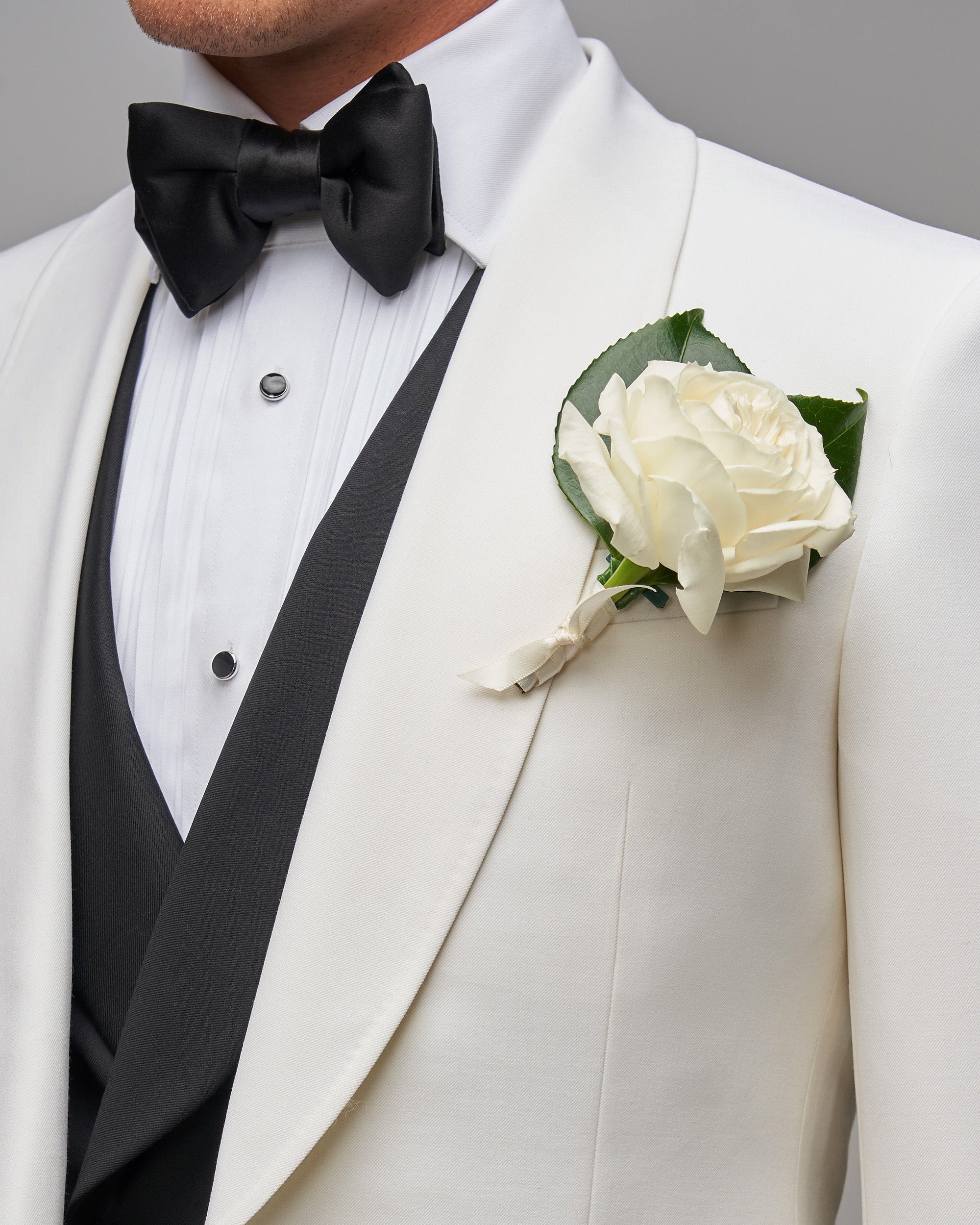 Off White Shawl Tuxedo - Brent Wilson