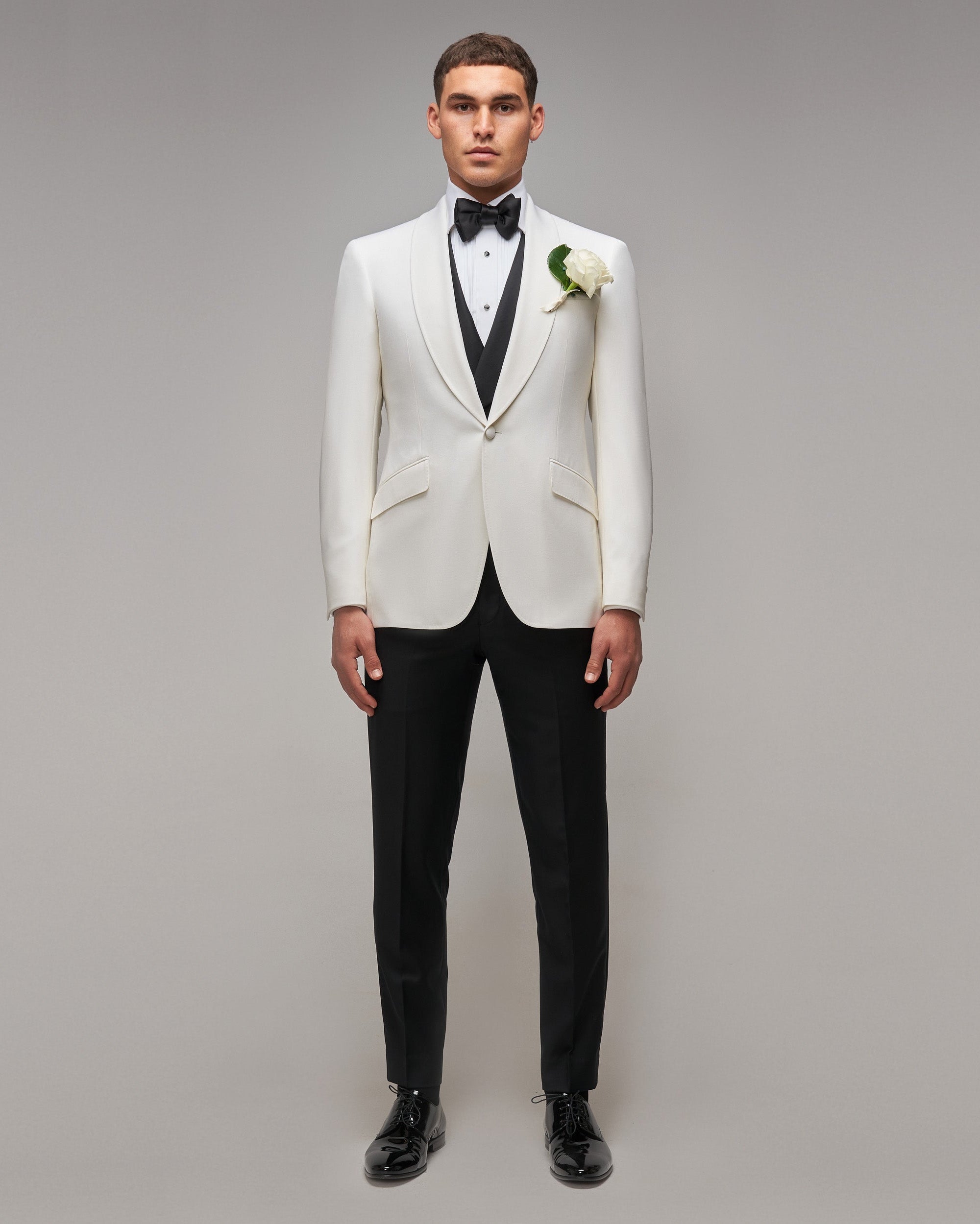 Off White Shawl Tuxedo - Brent Wilson