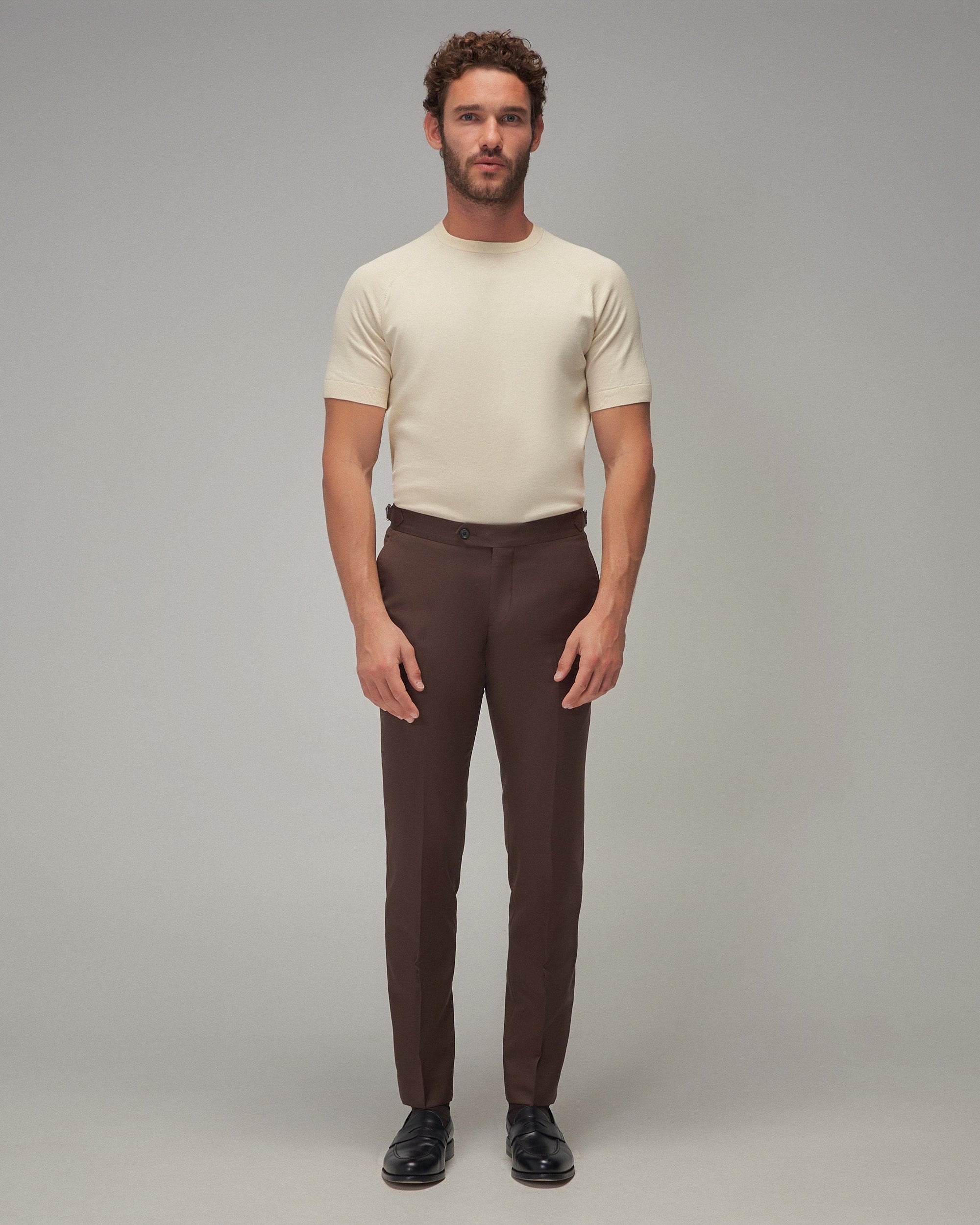 Raglan Sleeve T-Shirt - Cream - Brent Wilson