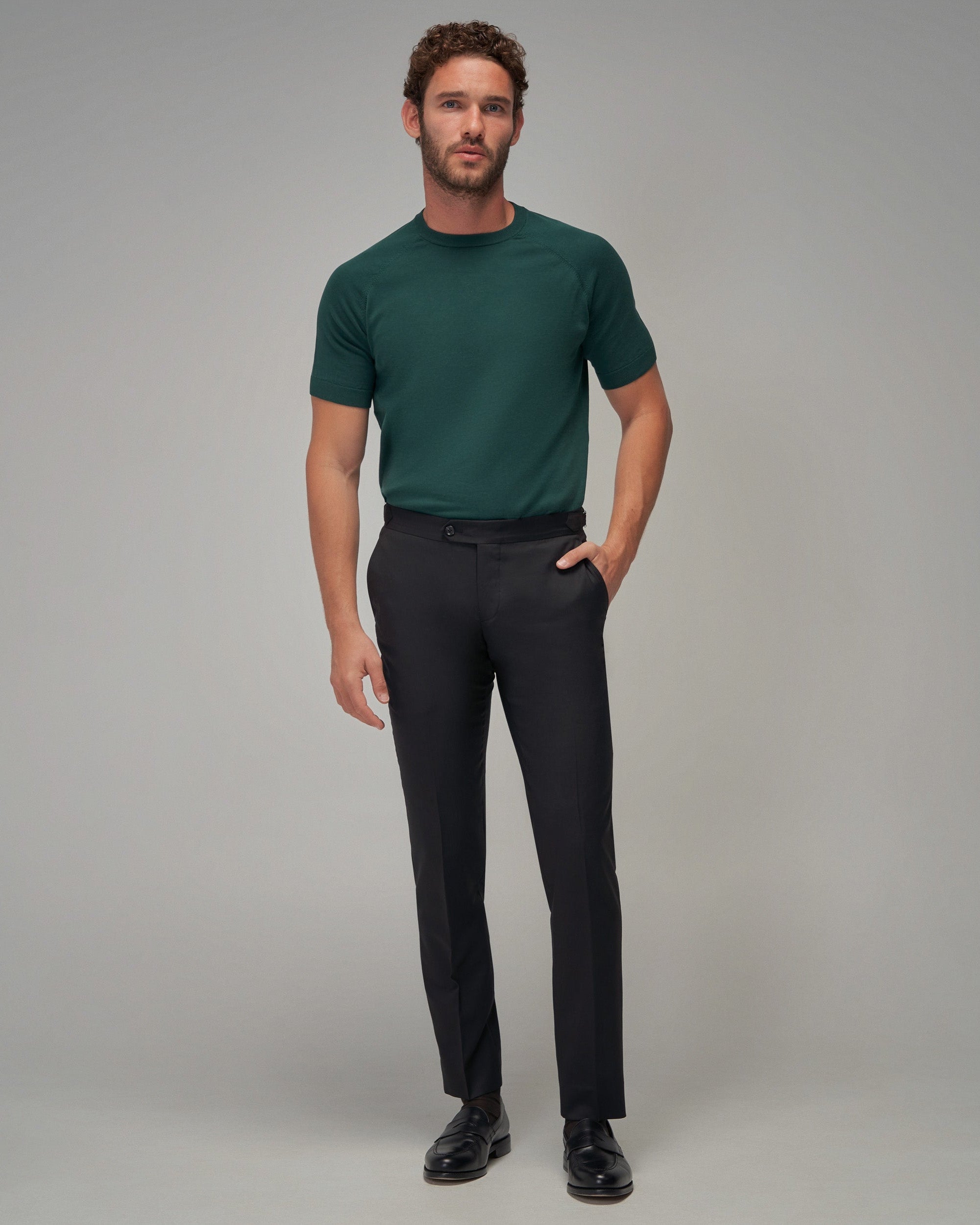 Raglan Sleeve T-Shirt - Green - Brent Wilson