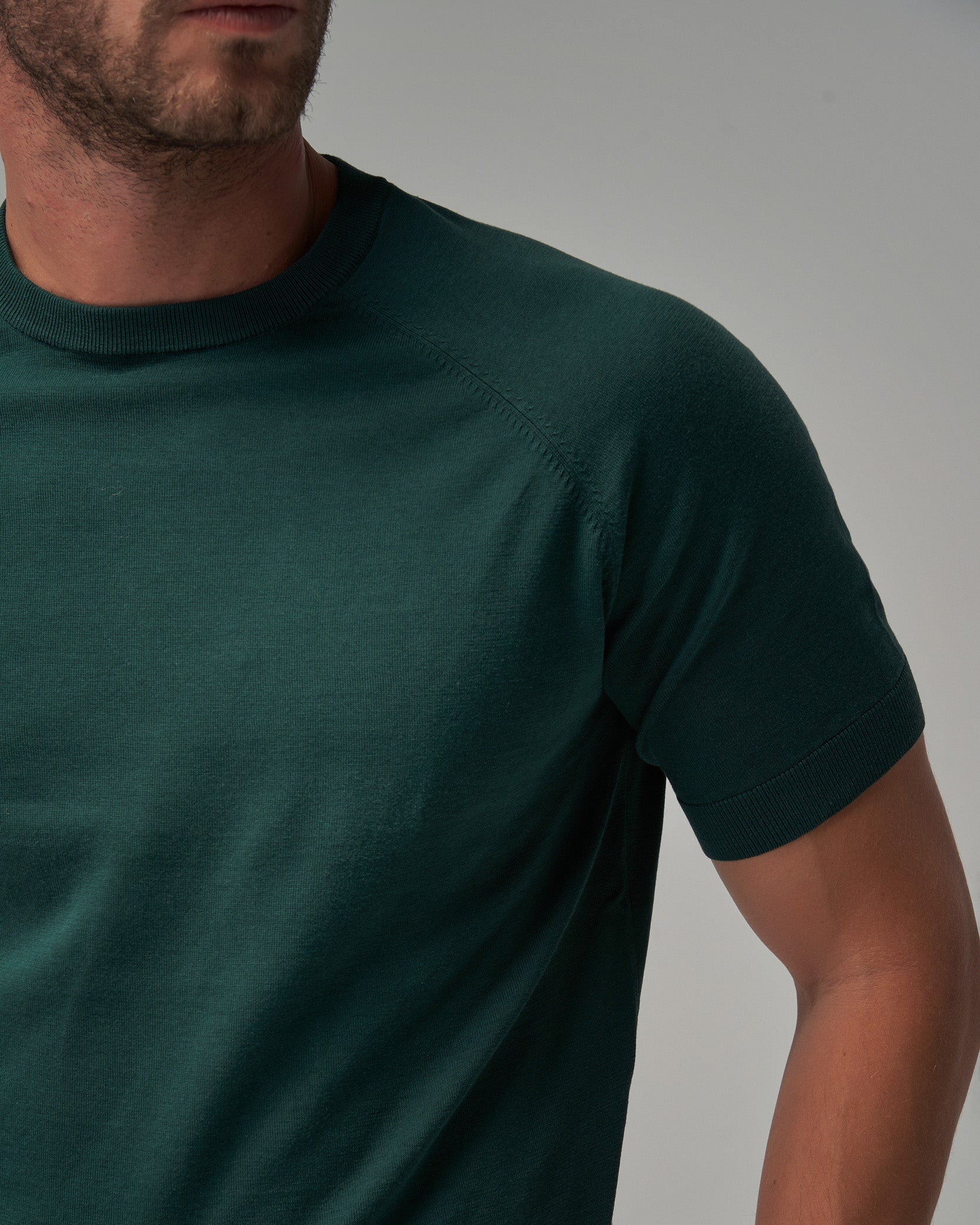 Raglan Sleeve T-Shirt - Green - Brent Wilson
