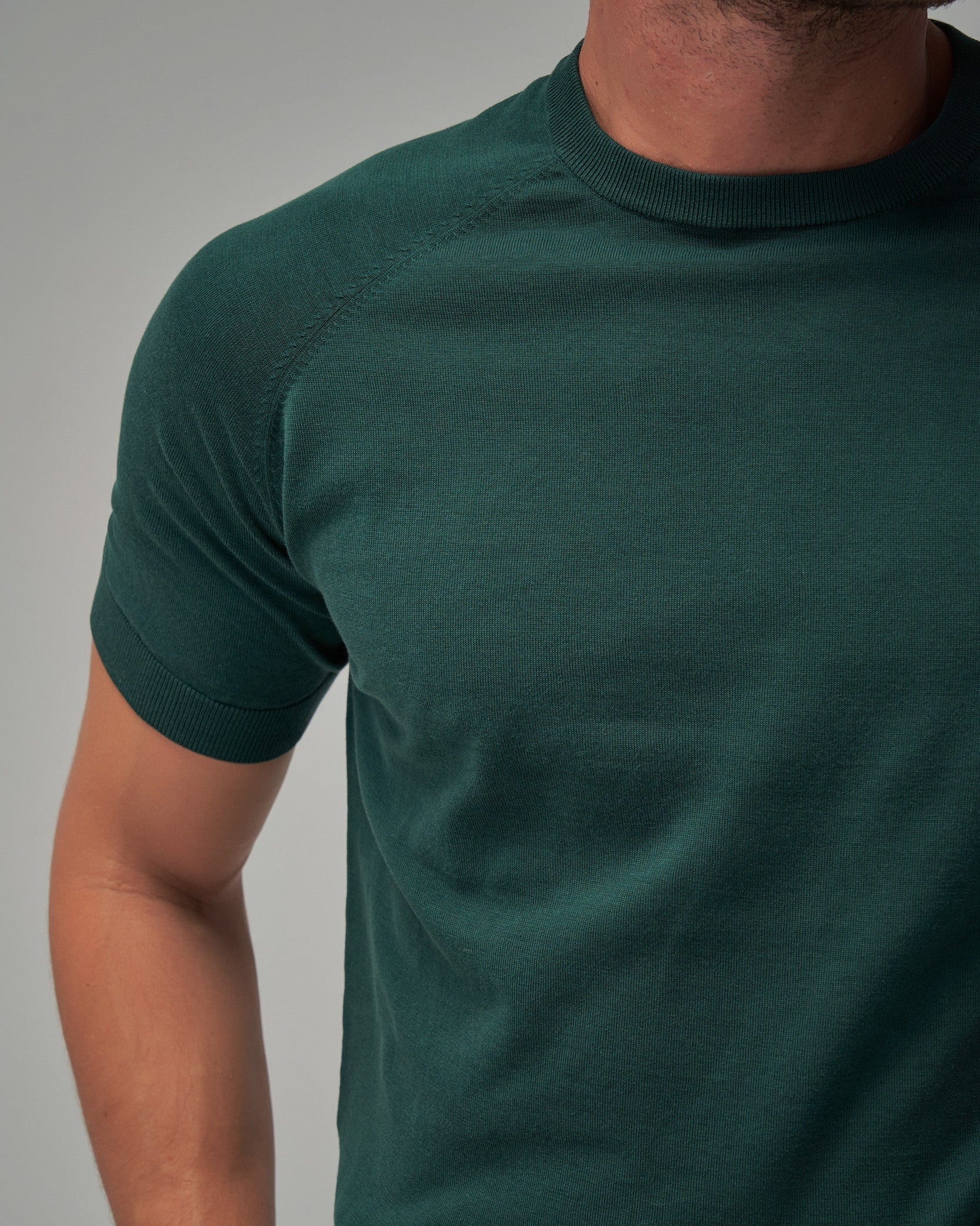 Raglan Sleeve T-Shirt - Green - Brent Wilson