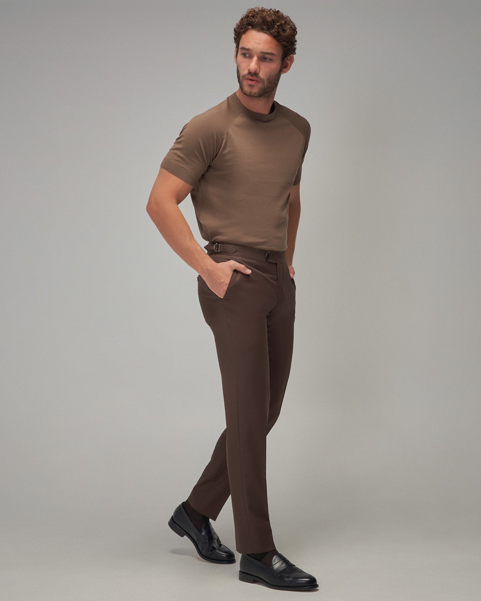 Raglan Sleeve T-Shirt - Mocha - Brent Wilson