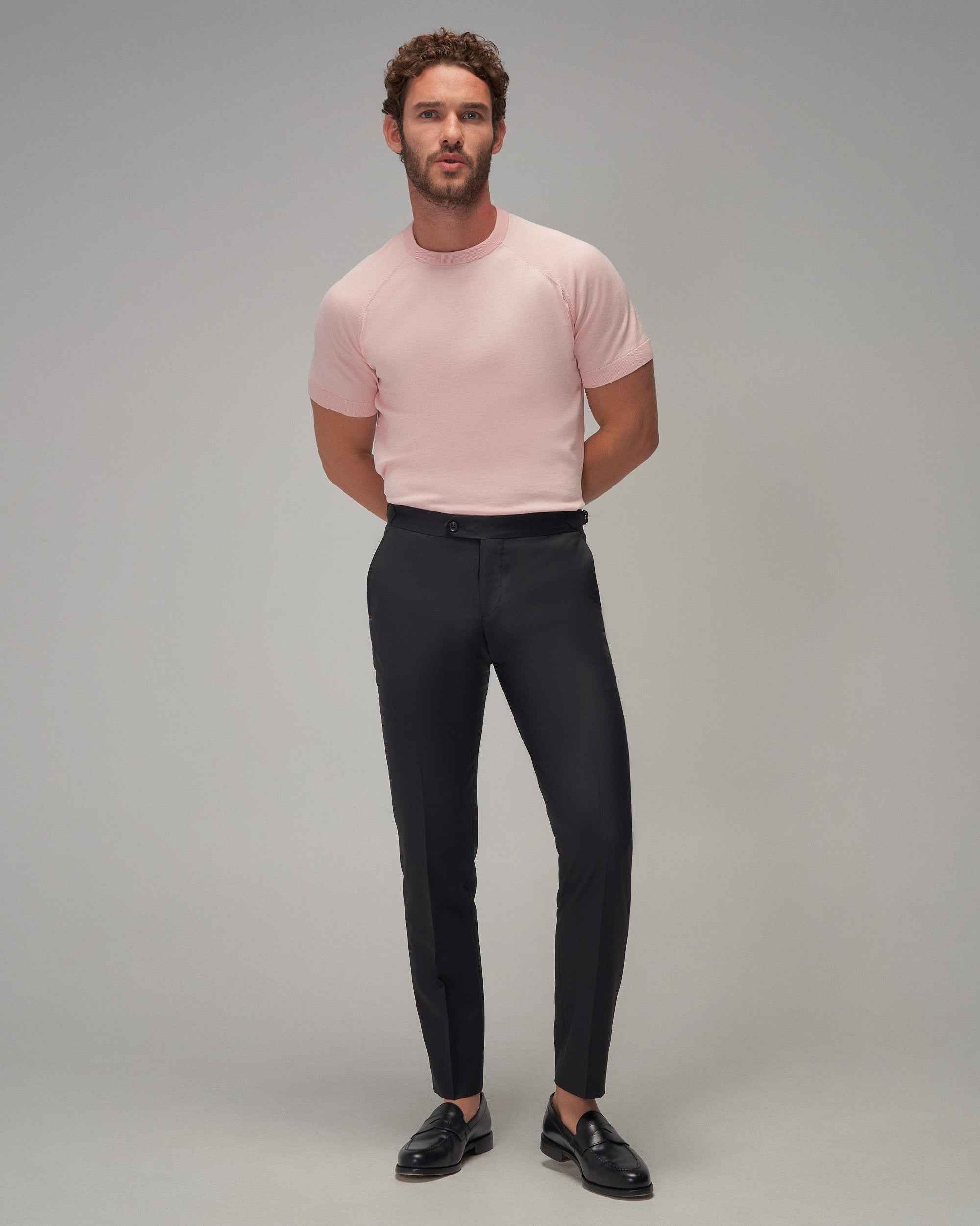 Raglan Sleeve T-Shirt - Pink - Brent Wilson
