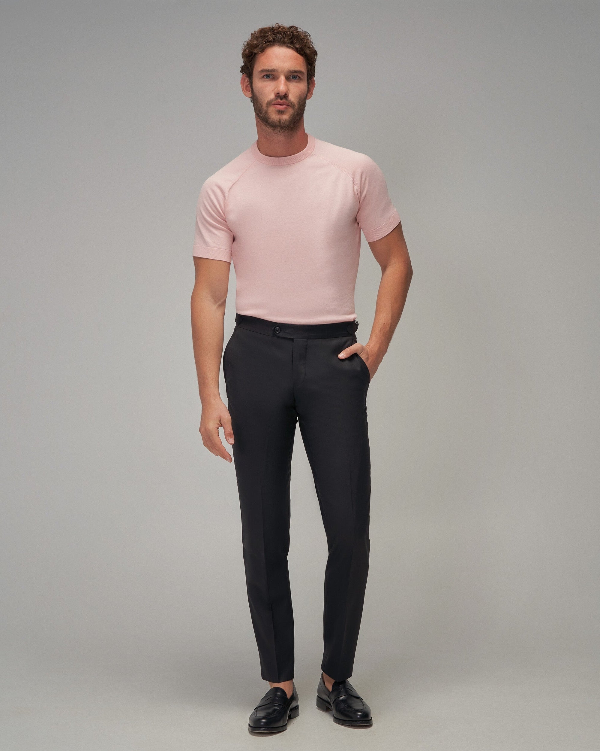 Raglan Sleeve T-Shirt - Pink - Brent Wilson