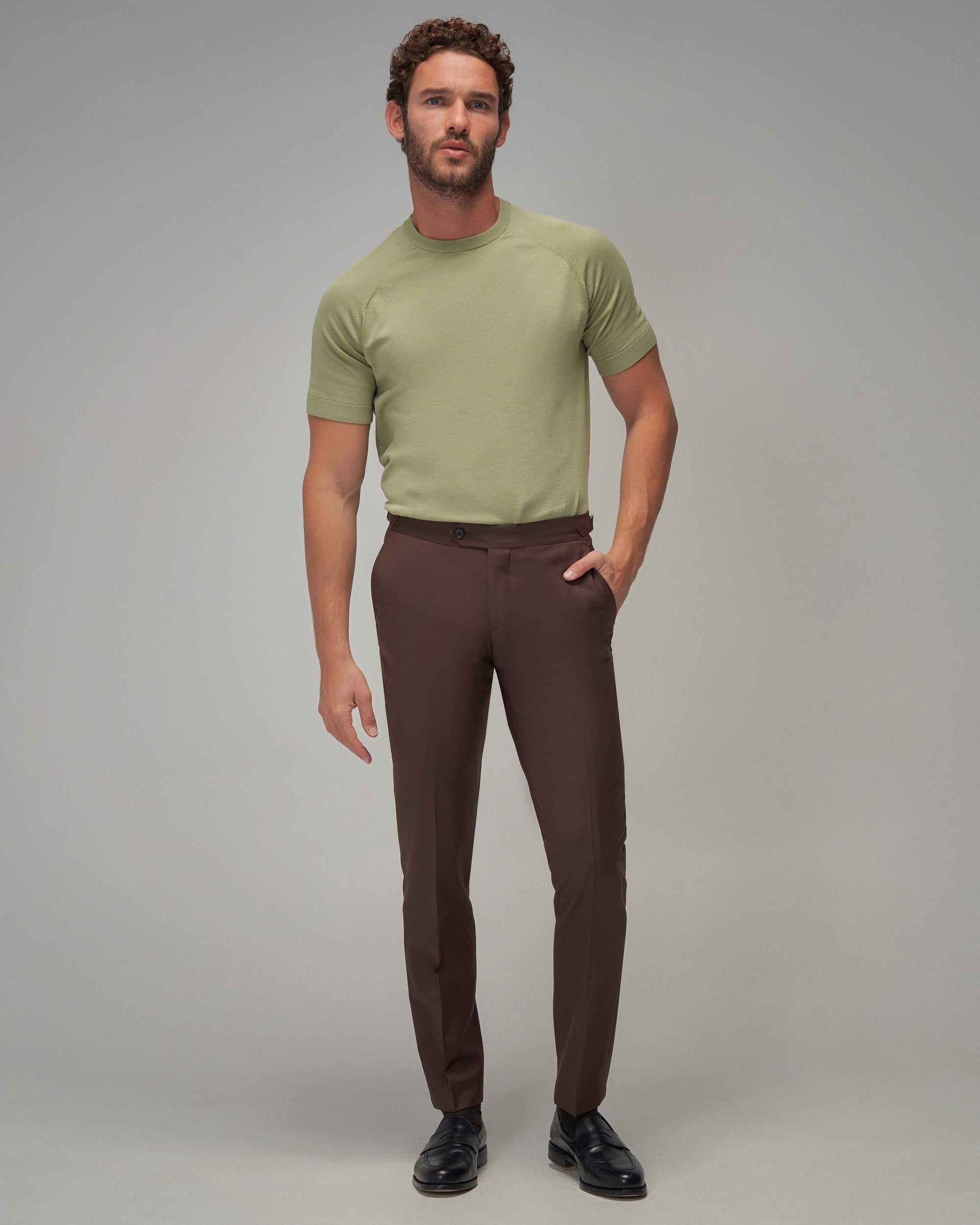 Raglan Sleeve T-Shirt - Sage - Brent Wilson