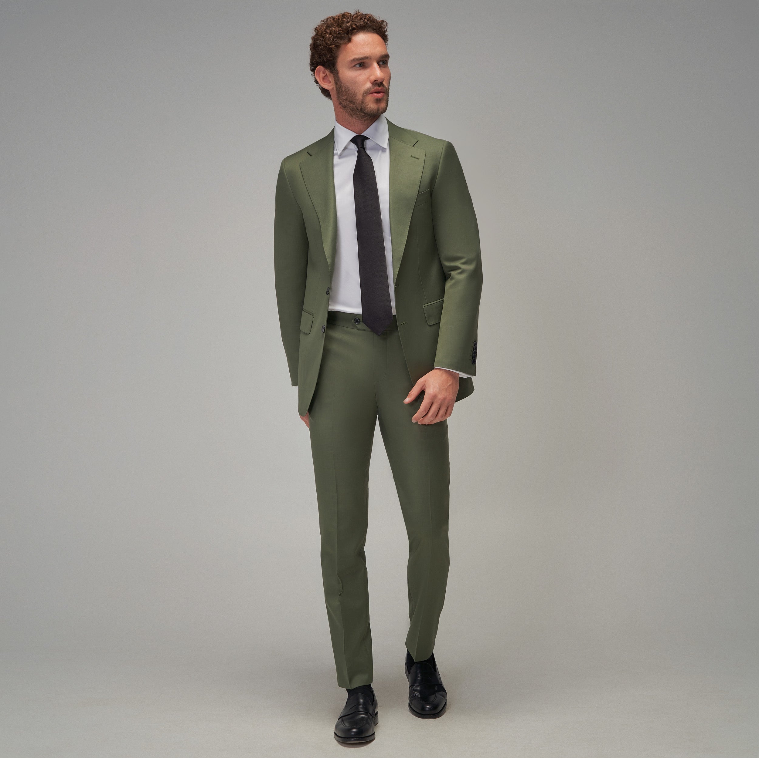 Dark Olive Green Coat Suit Olive Green Coat Pant Ka Shoes Dark