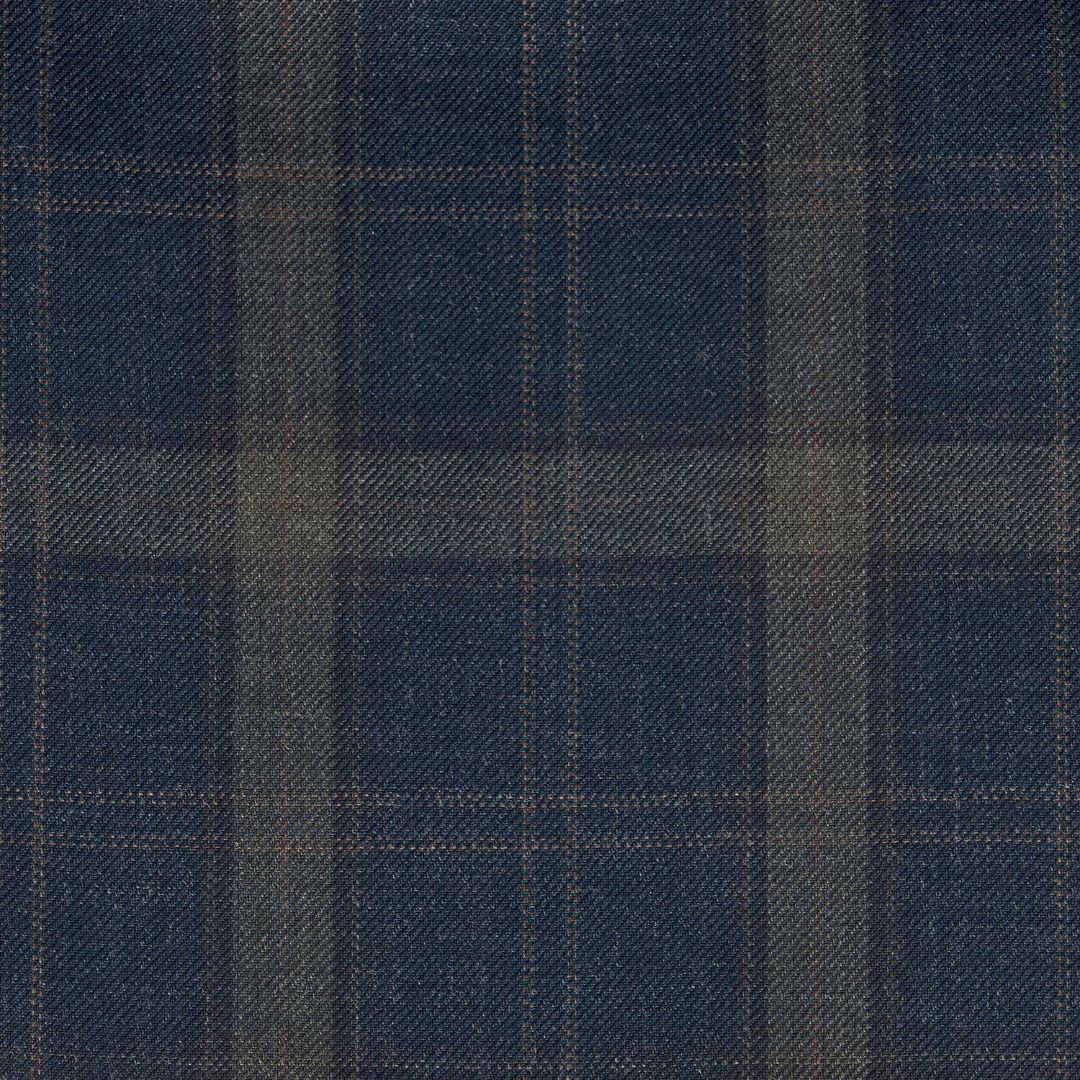 Blue / Brown Check Suit - Brent Wilson