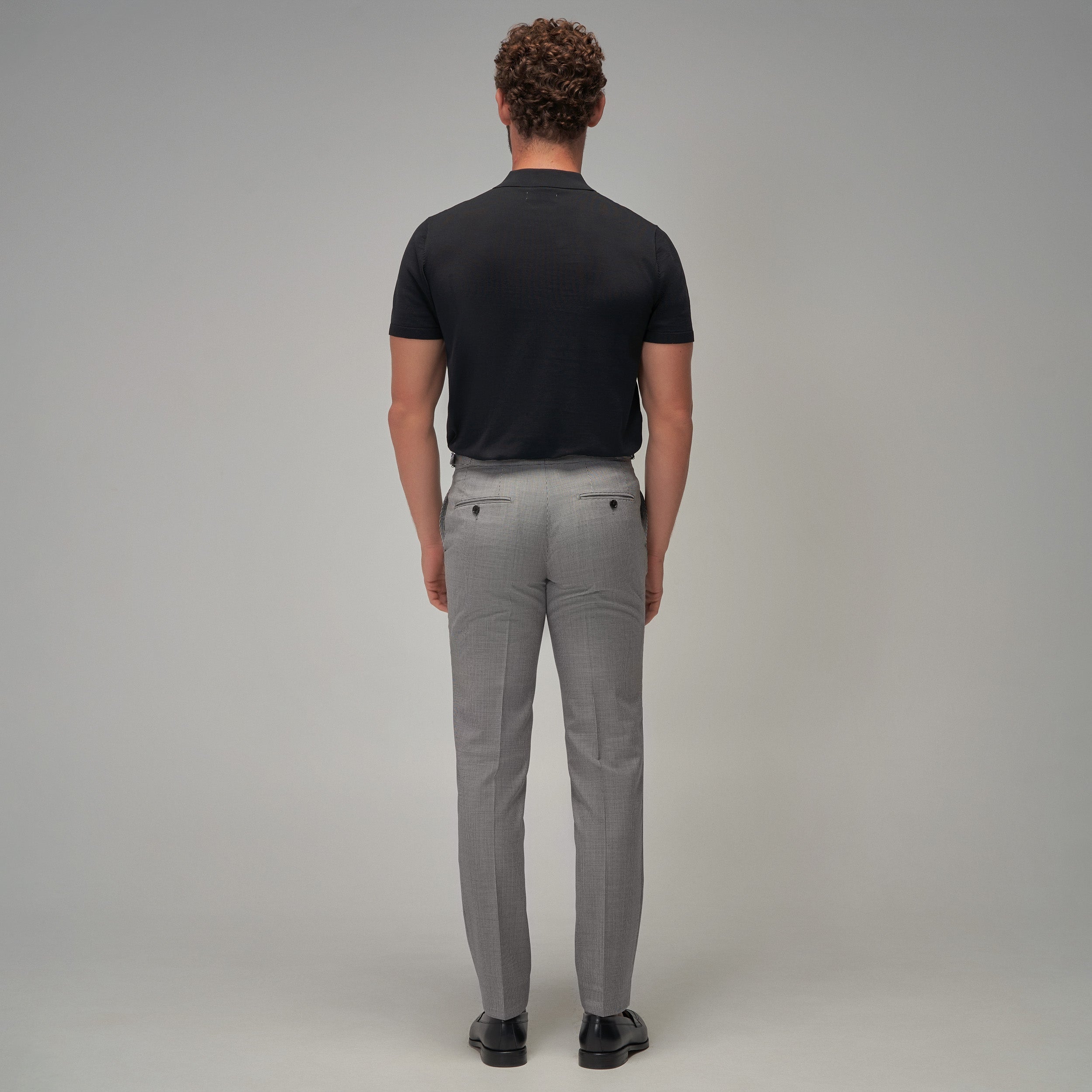 Knit Polo - Black - Brent Wilson