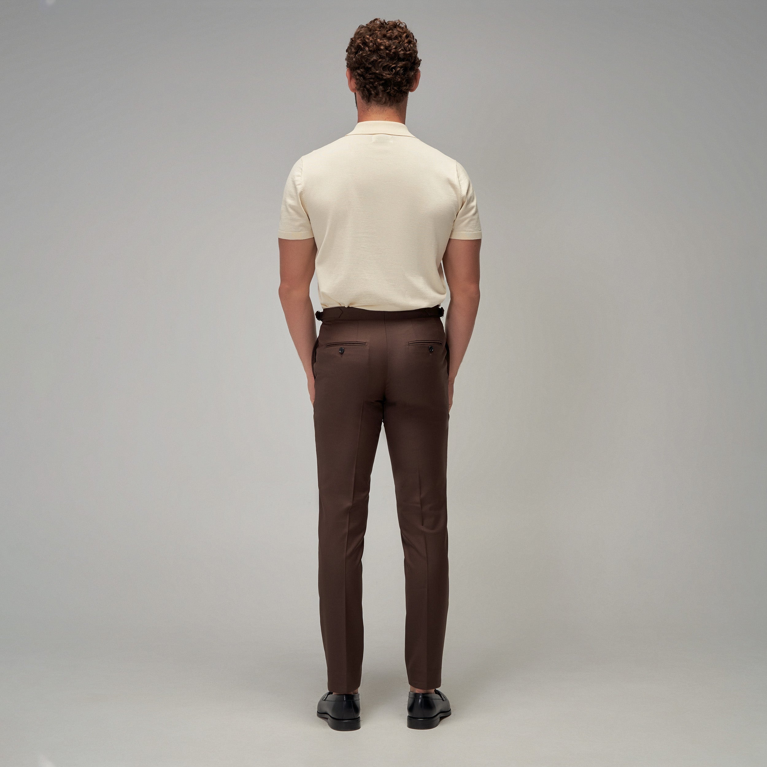 Knit Polo - Cream - Brent Wilson