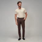 Knit Polo - Cream - Brent Wilson