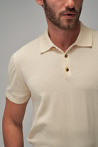 Knit Polo - Cream - Brent Wilson
