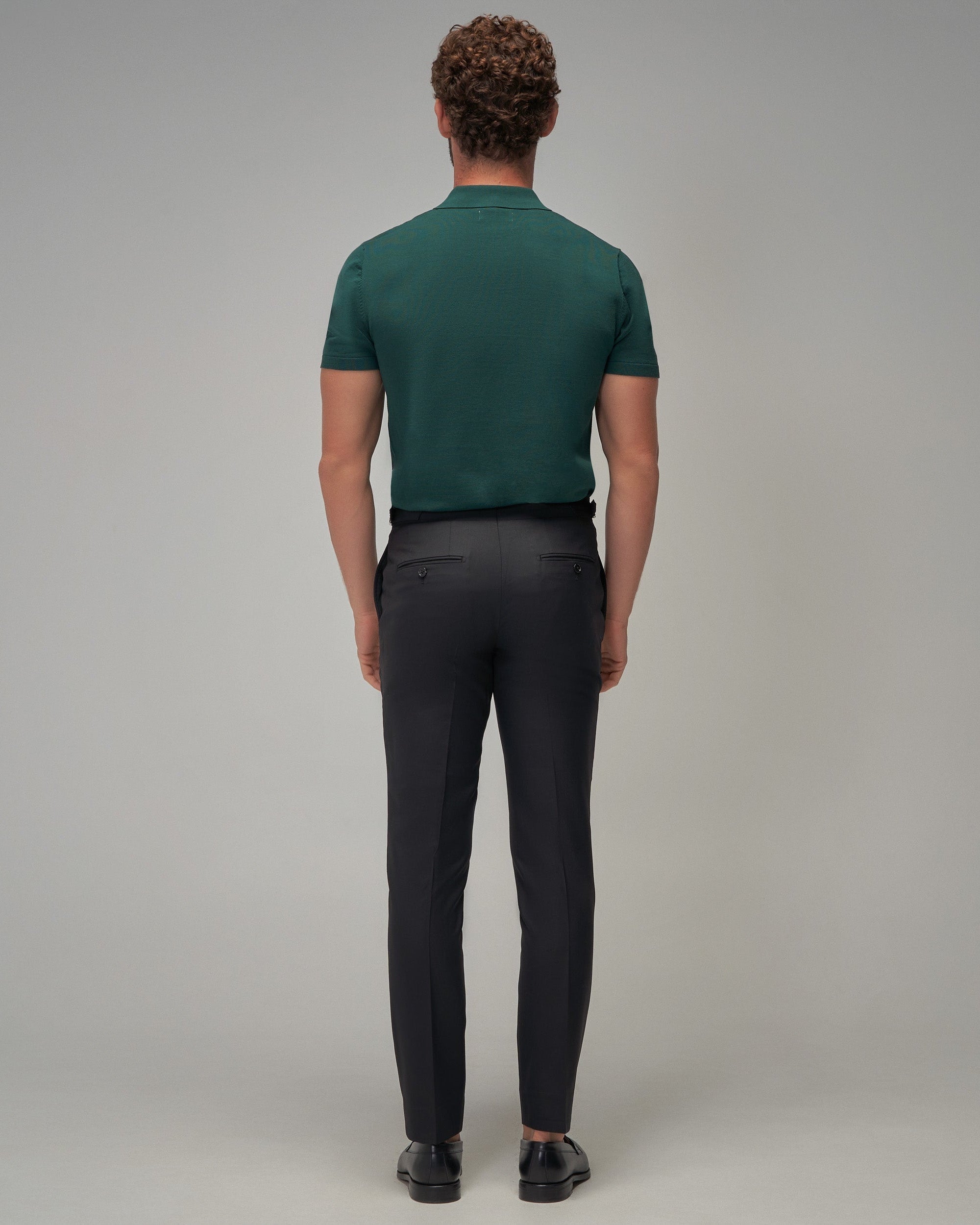 Knit Polo - Green - Brent Wilson