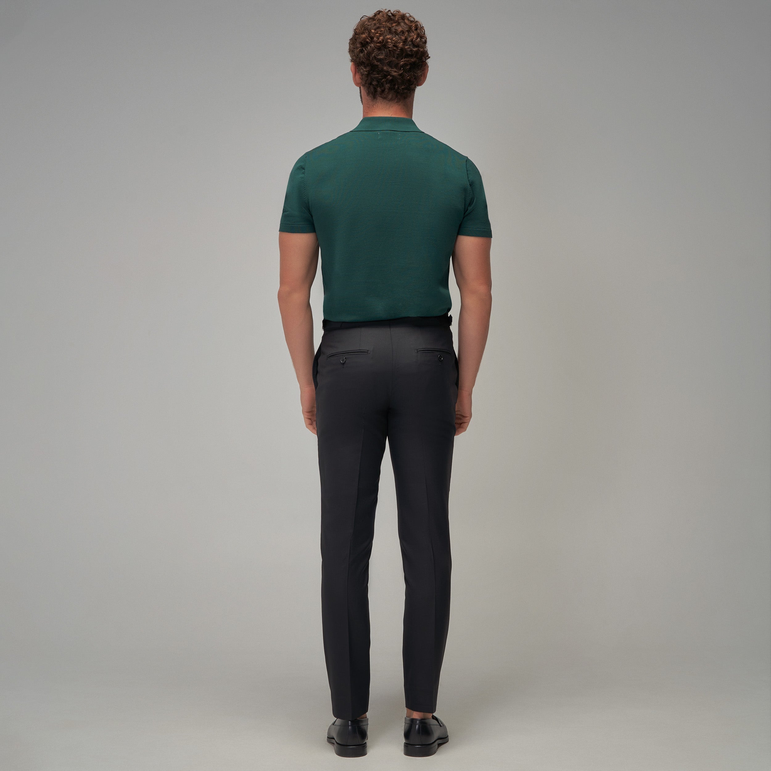 Knit Polo - Green - Brent Wilson