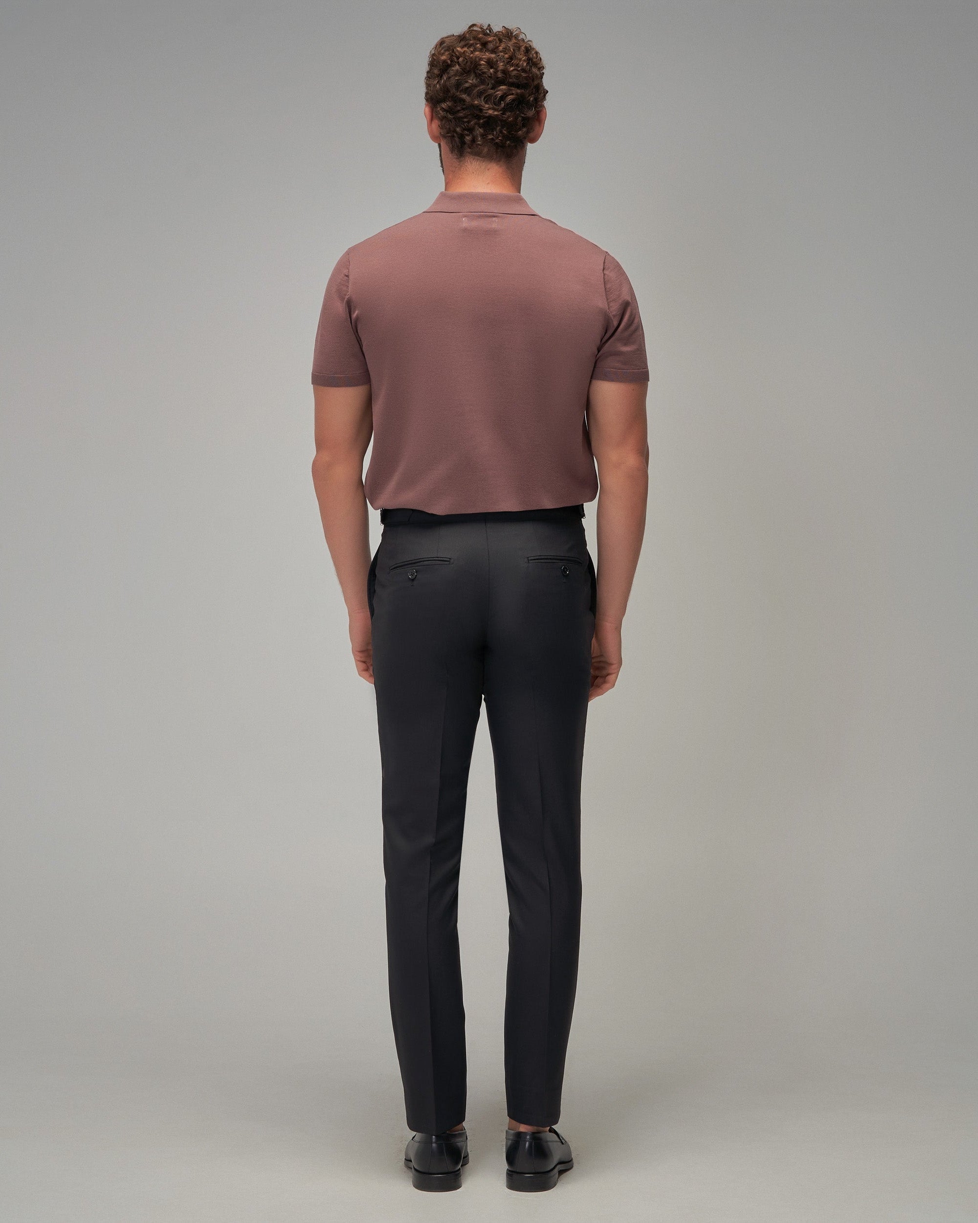 Knit Polo - Lt Brown - Brent Wilson