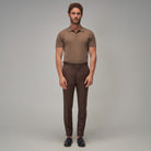 Knit Polo - Mocha - Brent Wilson