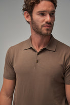 Knit Polo - Mocha - Brent Wilson