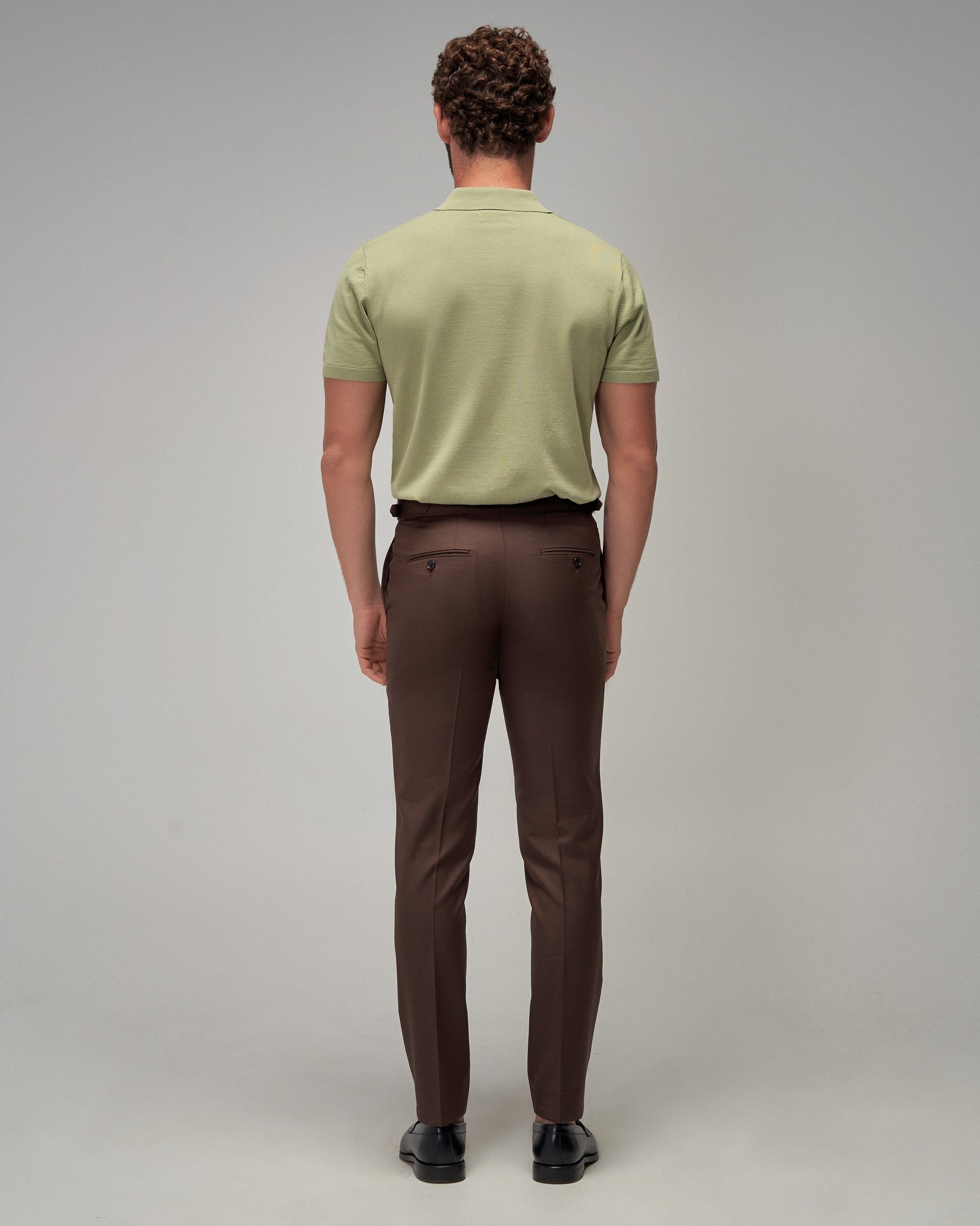 Knit Polo - Sage - Brent Wilson