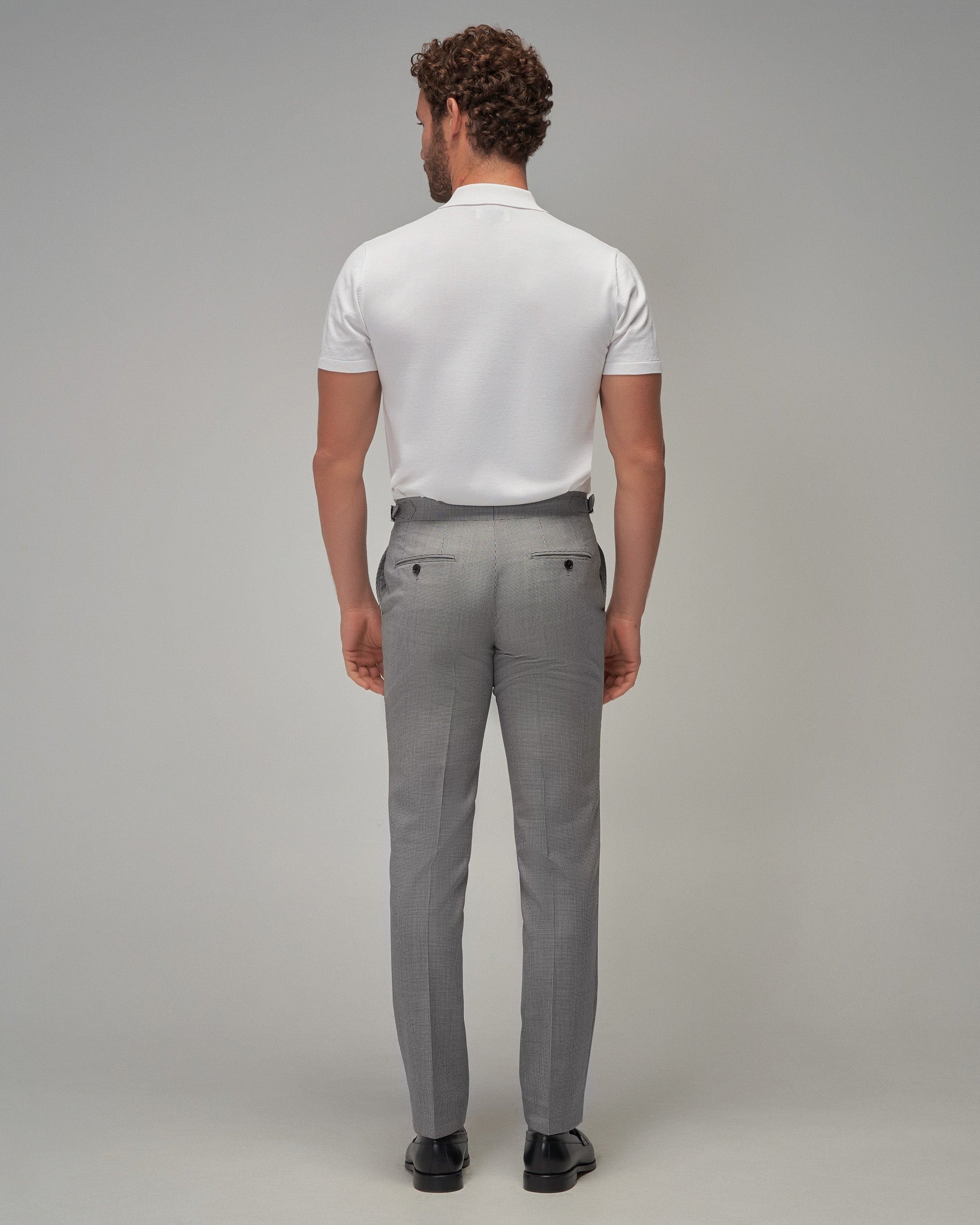 Knit Polo - White - Brent Wilson