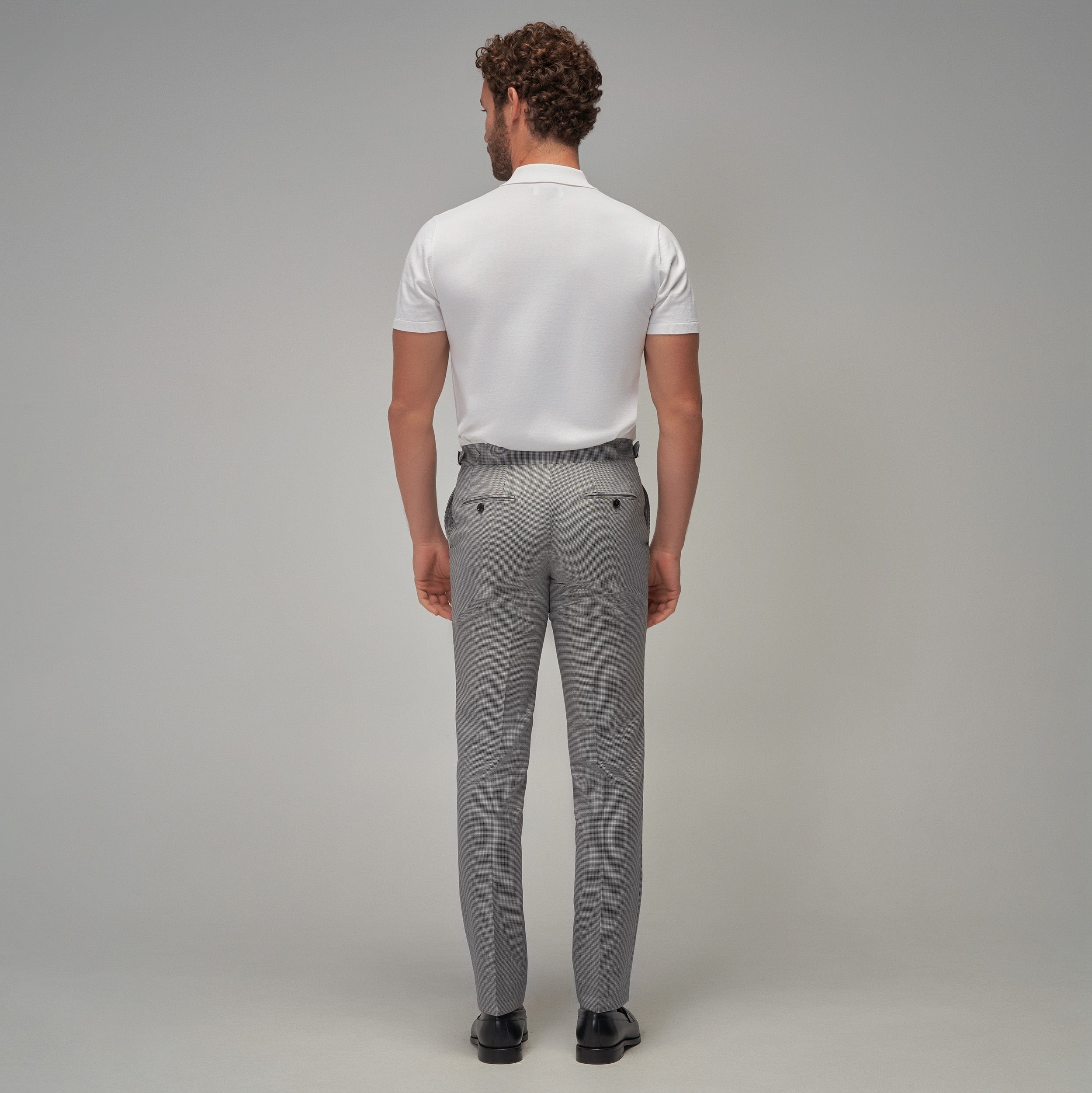 Knit Polo - White - Brent Wilson
