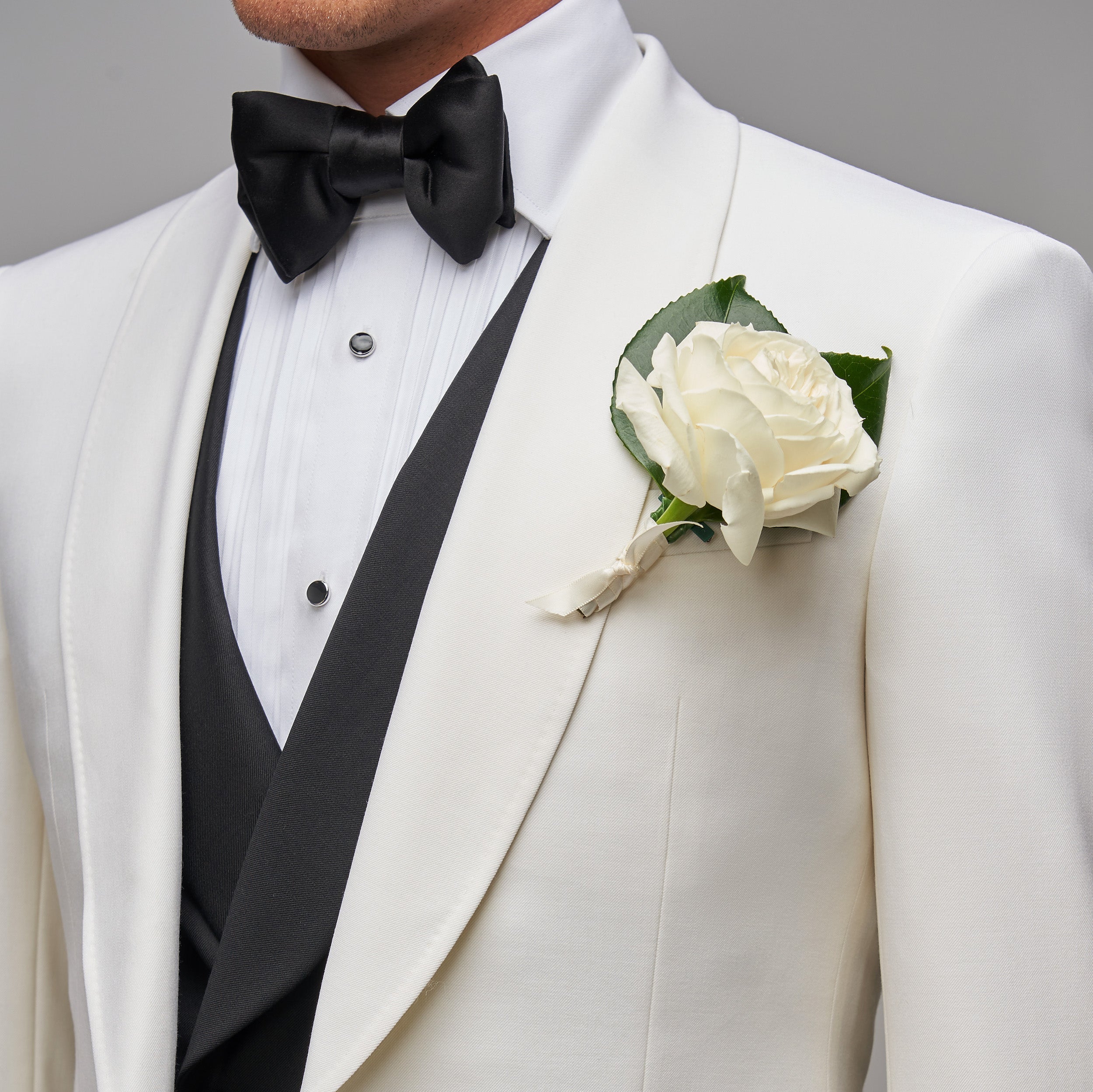 Off White Shawl Tuxedo - Brent Wilson