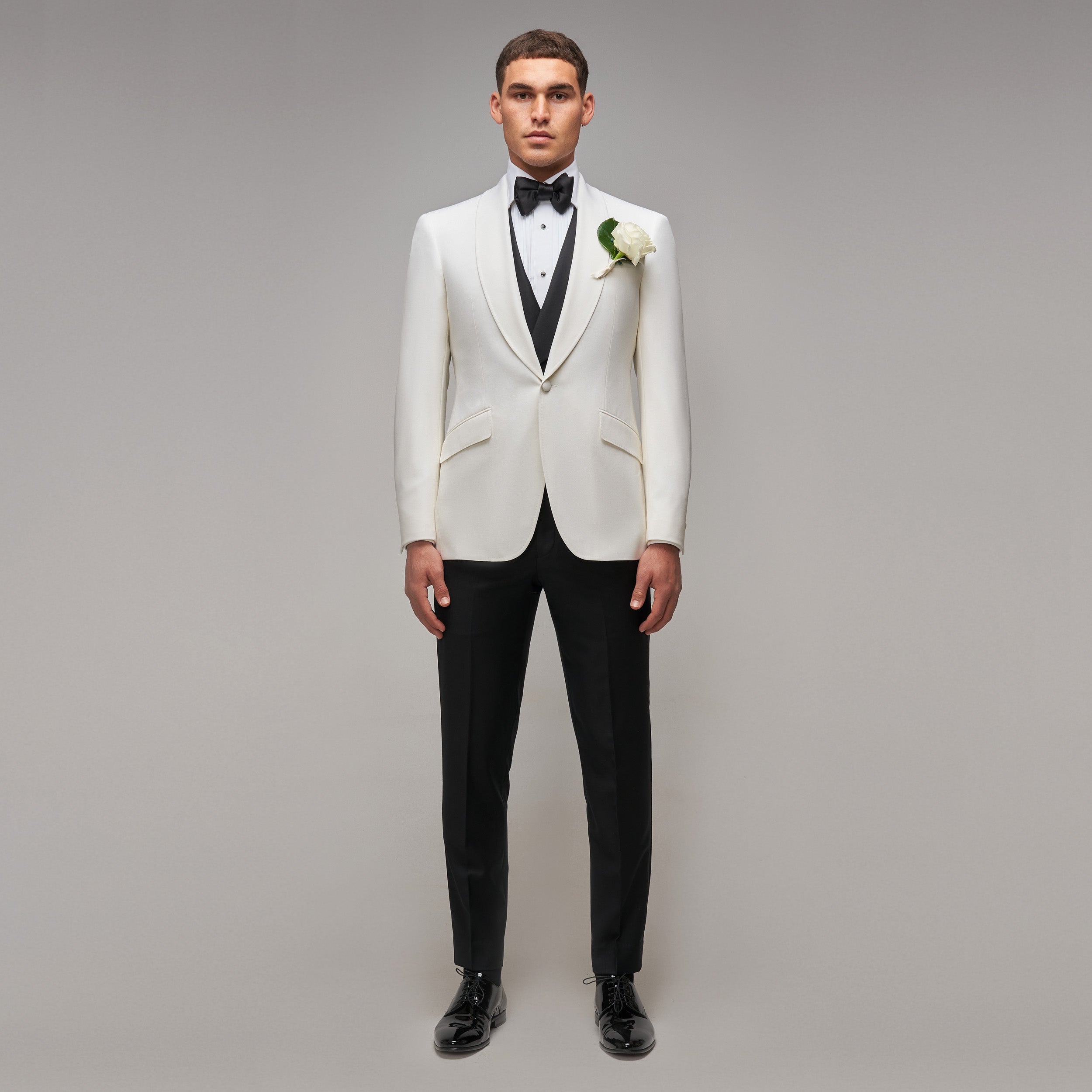Off White Shawl Tuxedo - Brent Wilson
