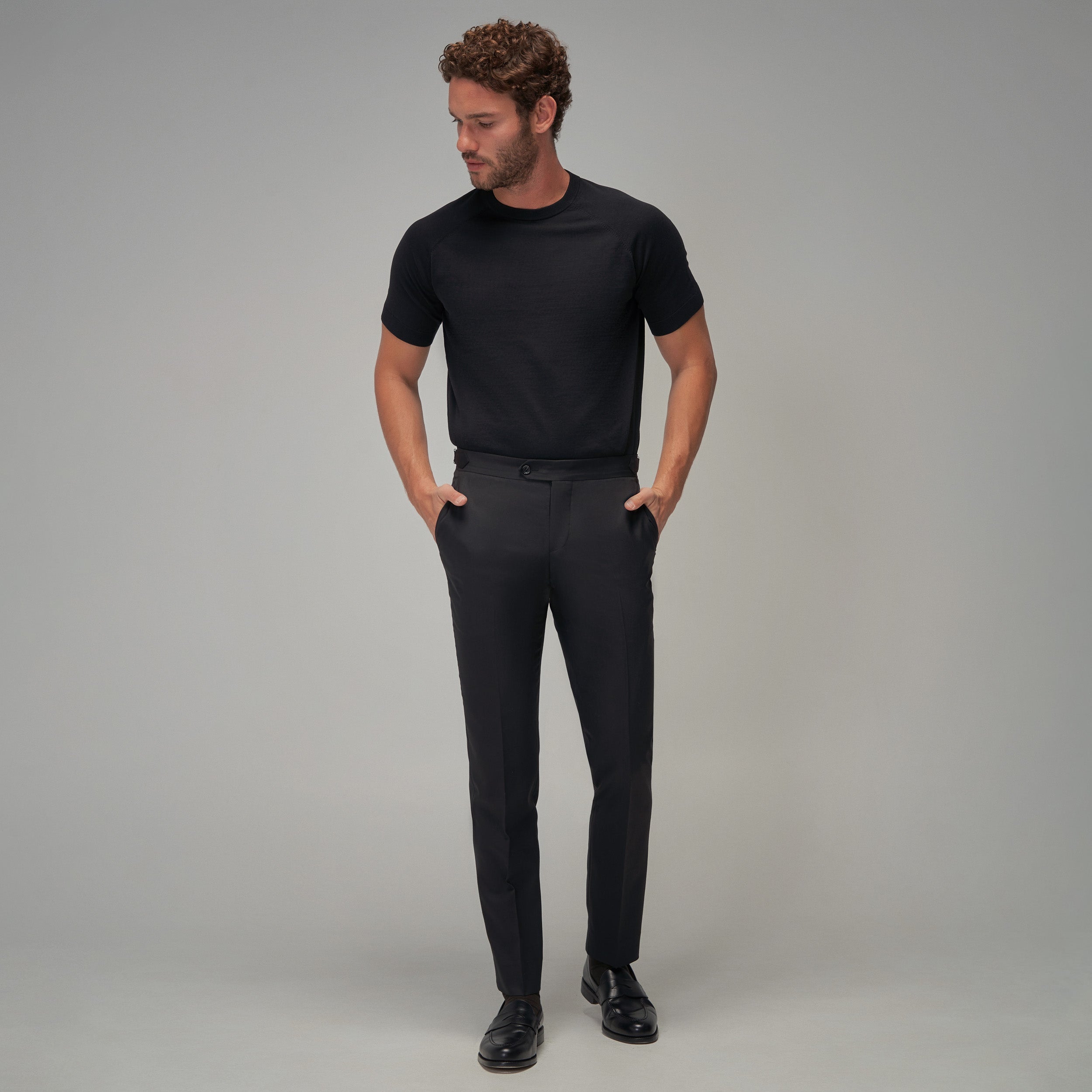 Raglan Sleeve T-Shirt - Black - Brent Wilson