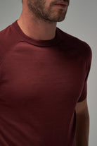 Raglan Sleeve T-Shirt - Burgundy - Brent Wilson