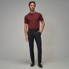 Raglan Sleeve T-Shirt - Burgundy - Brent Wilson