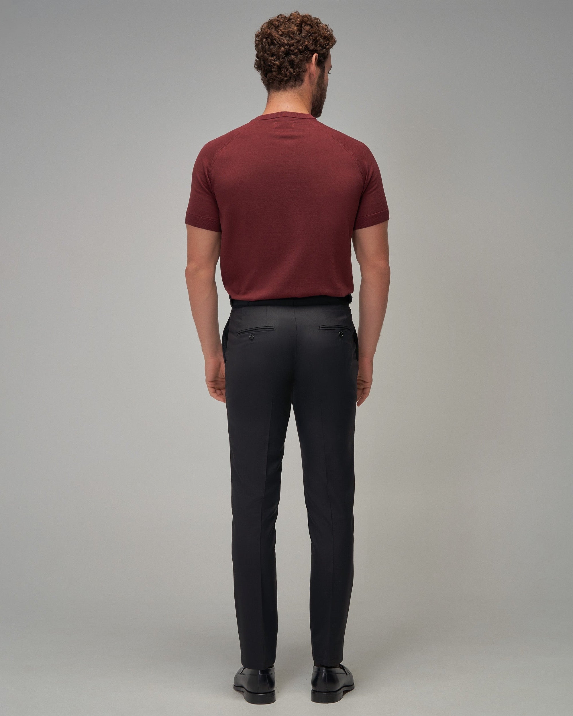 Raglan Sleeve T-Shirt - Burgundy - Brent Wilson