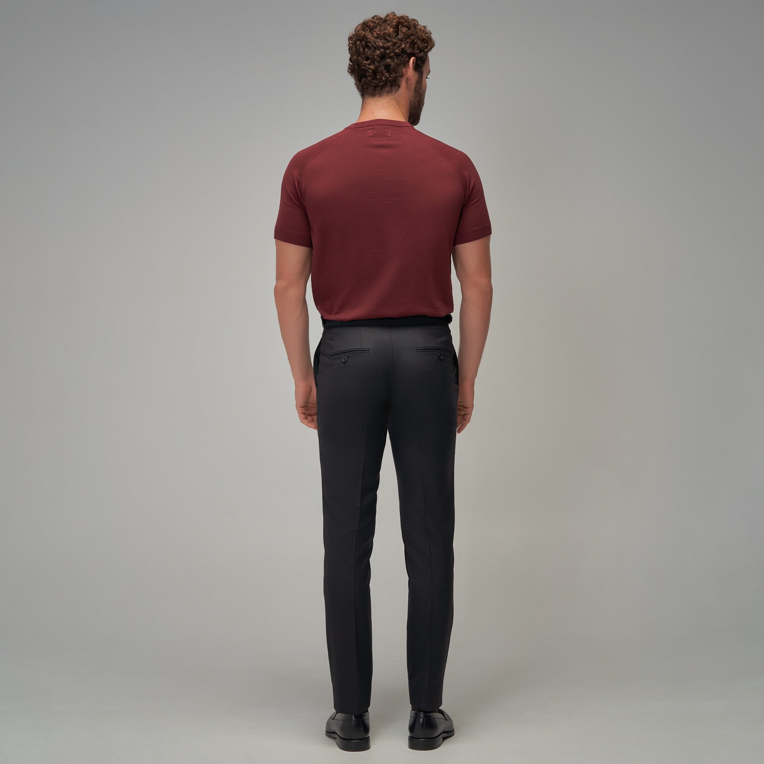 Raglan Sleeve T-Shirt - Burgundy - Brent Wilson