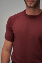 Raglan Sleeve T-Shirt - Burgundy - Brent Wilson