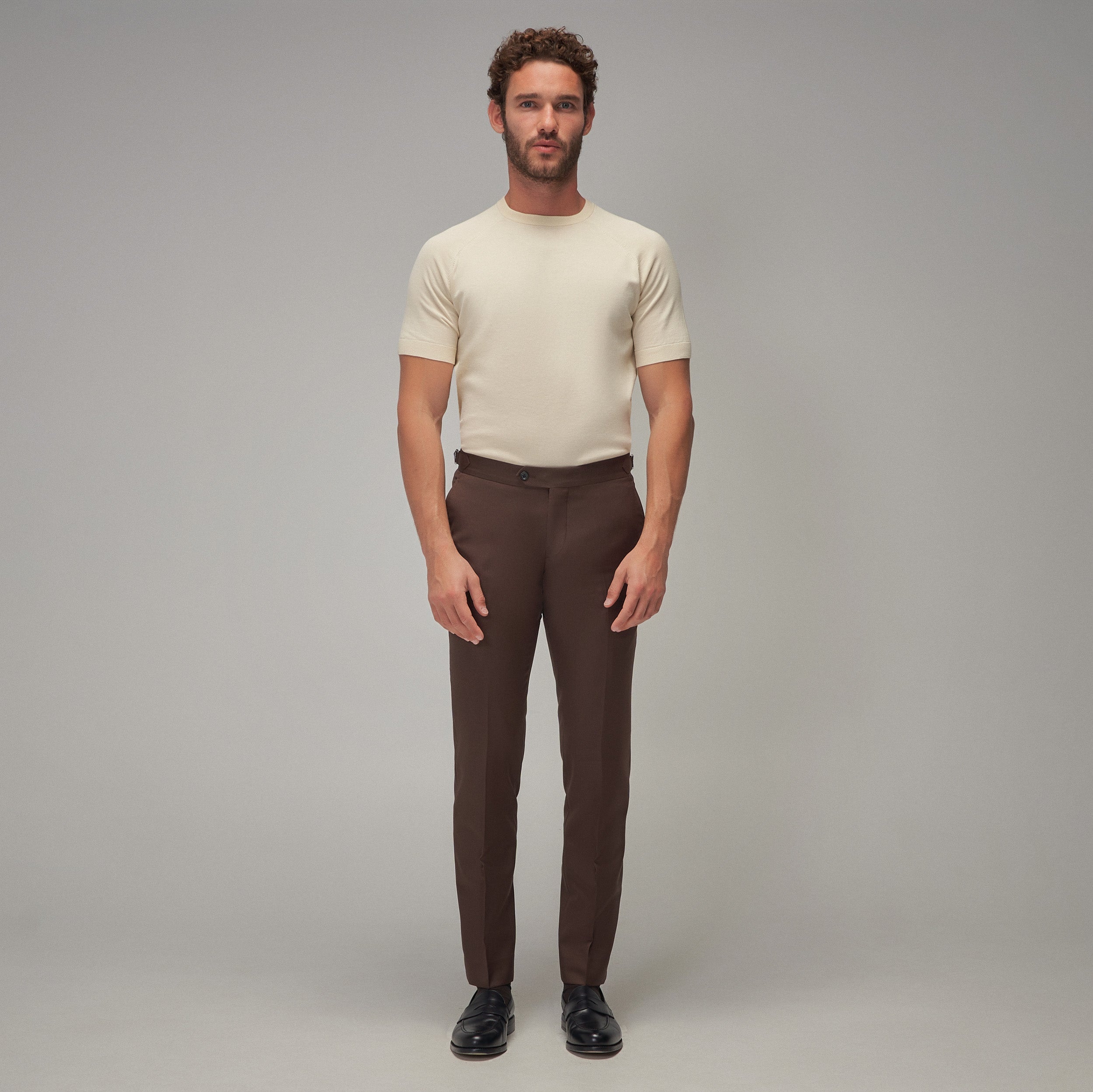 Raglan Sleeve T-Shirt - Cream - Brent Wilson