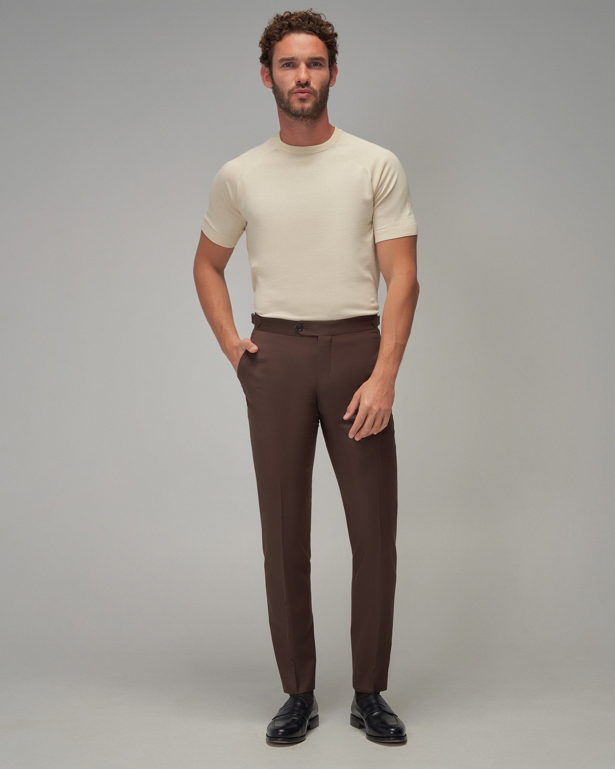 Raglan Sleeve T-Shirt - Cream - Brent Wilson