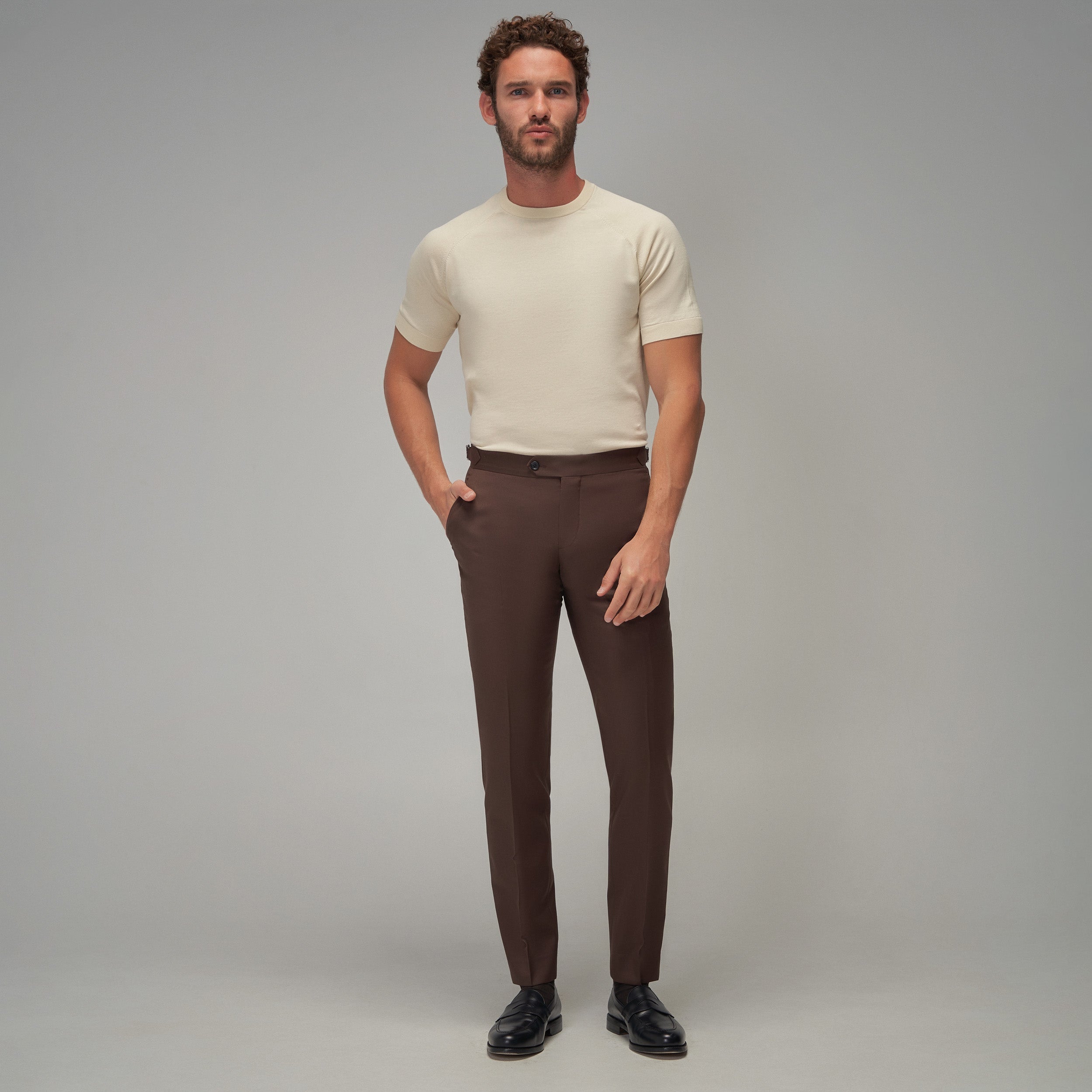 Raglan Sleeve T-Shirt - Cream - Brent Wilson