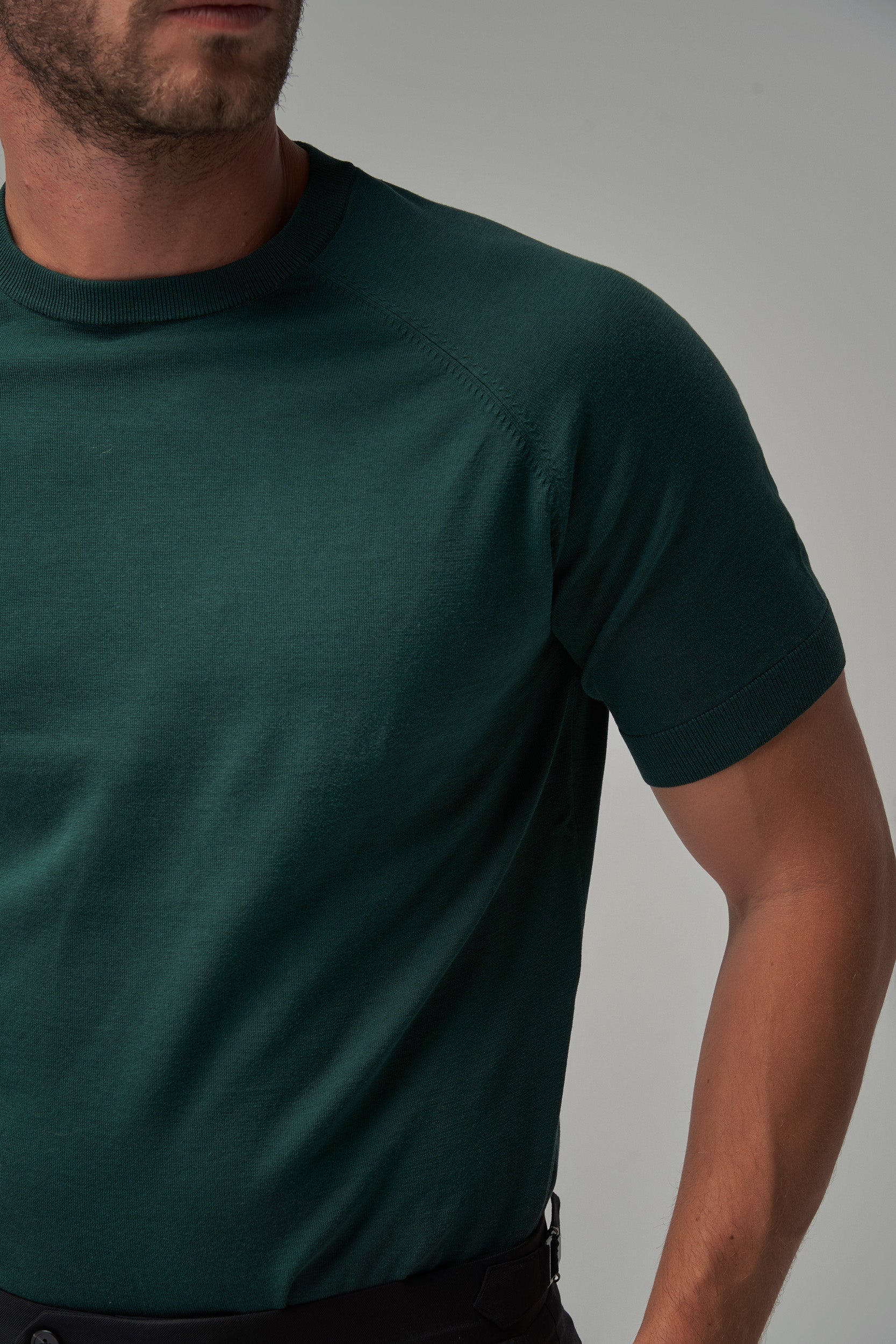 Raglan Sleeve T-Shirt - Green - Brent Wilson