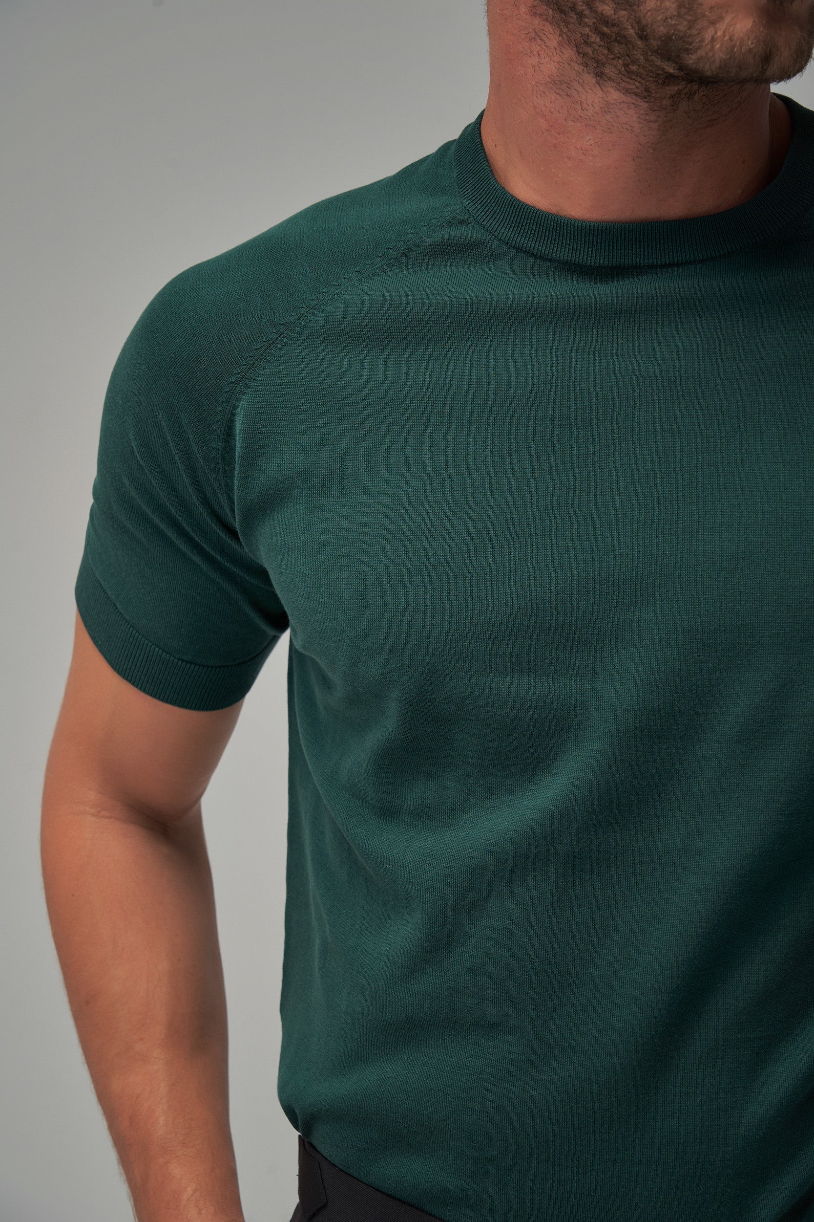 Raglan Sleeve T-Shirt - Green - Brent Wilson