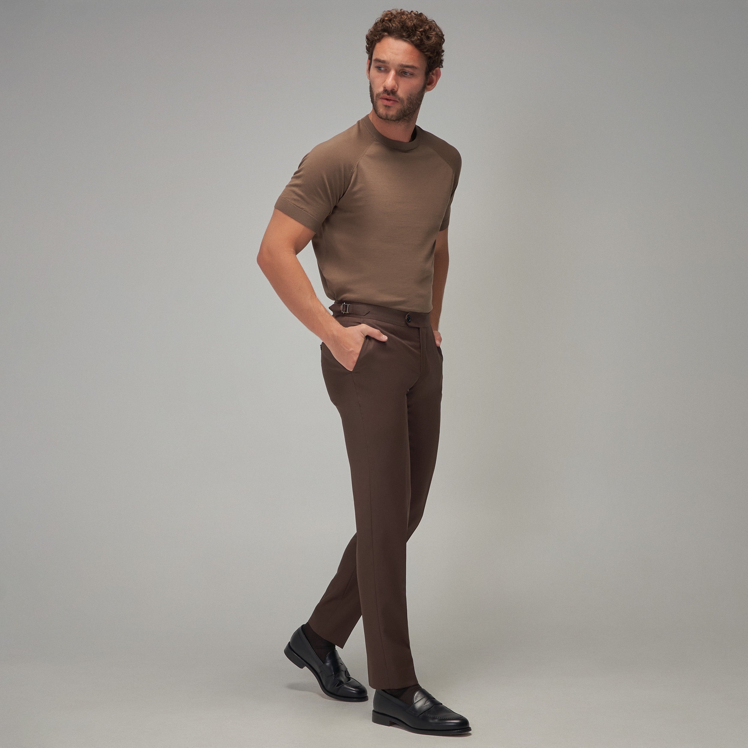 Raglan Sleeve T-Shirt - Mocha - Brent Wilson
