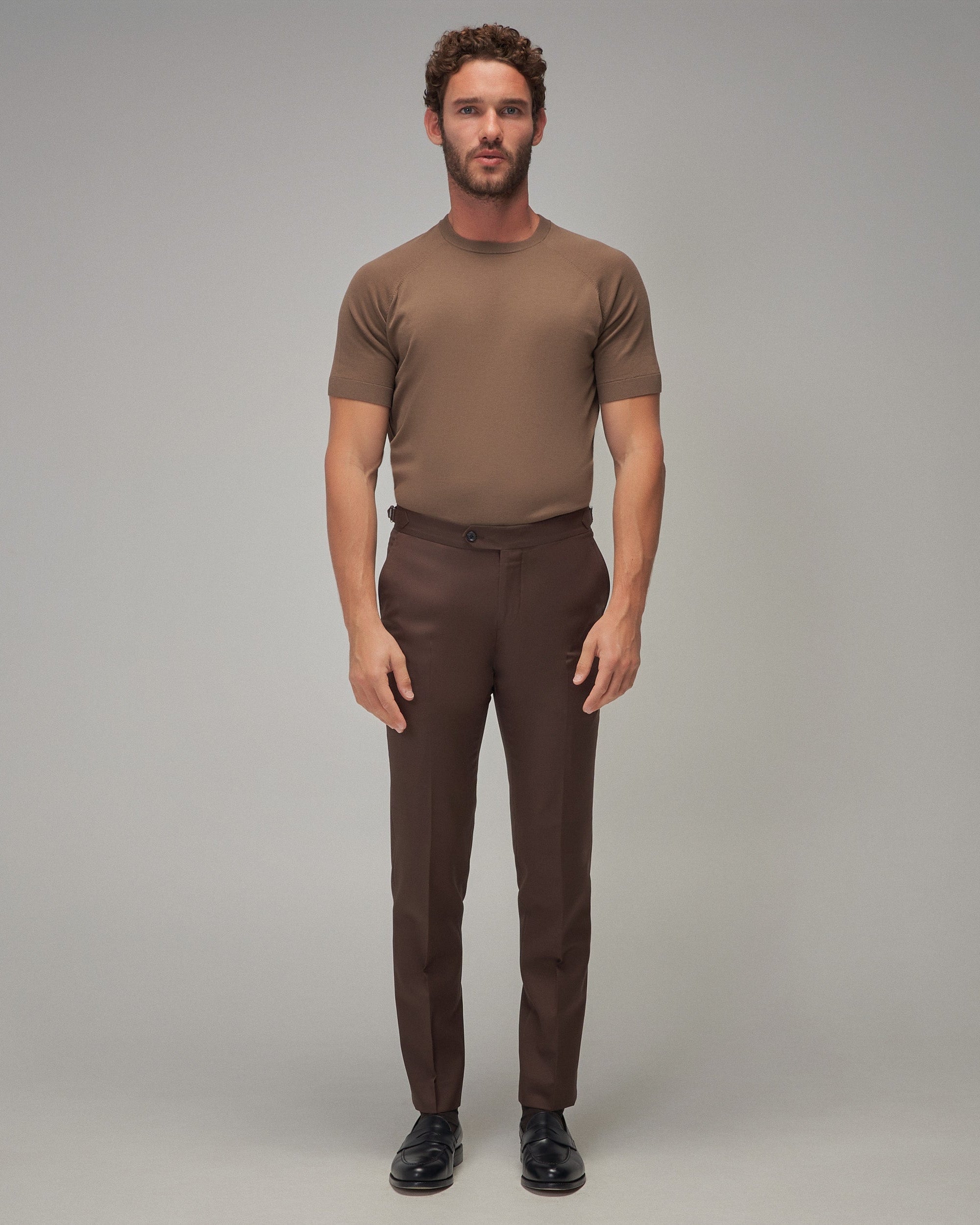 Raglan Sleeve T-Shirt - Mocha - Brent Wilson