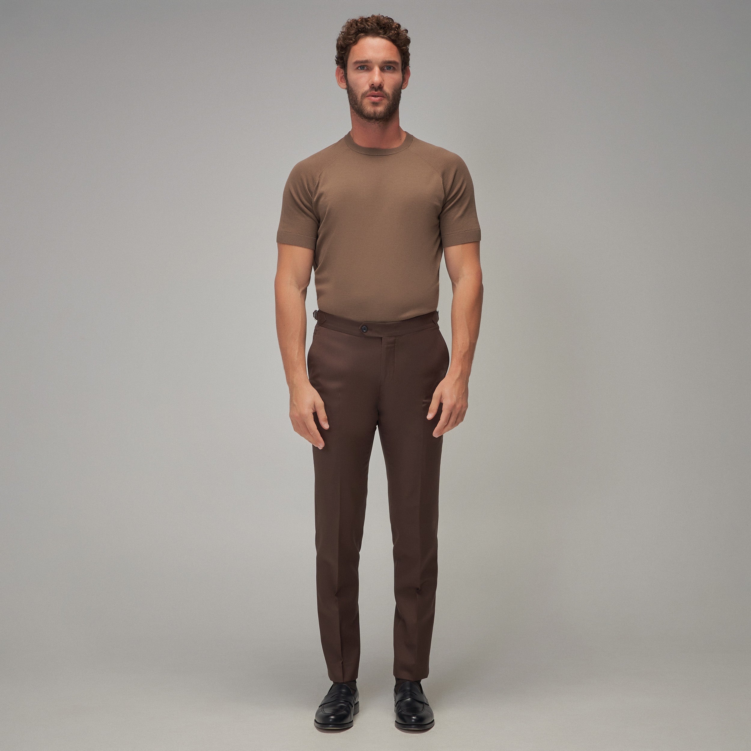 Raglan Sleeve T-Shirt - Mocha - Brent Wilson