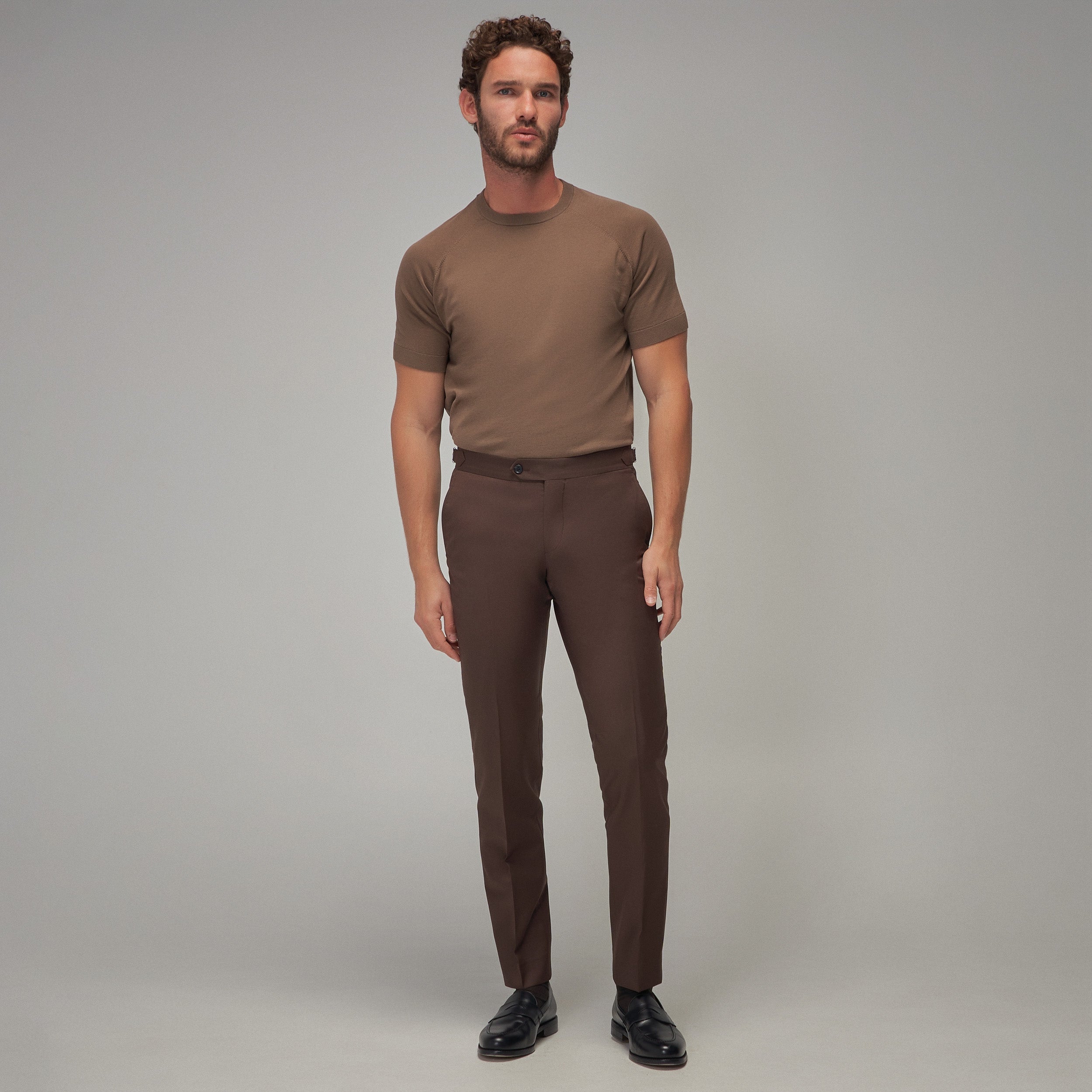 Raglan Sleeve T-Shirt - Mocha - Brent Wilson