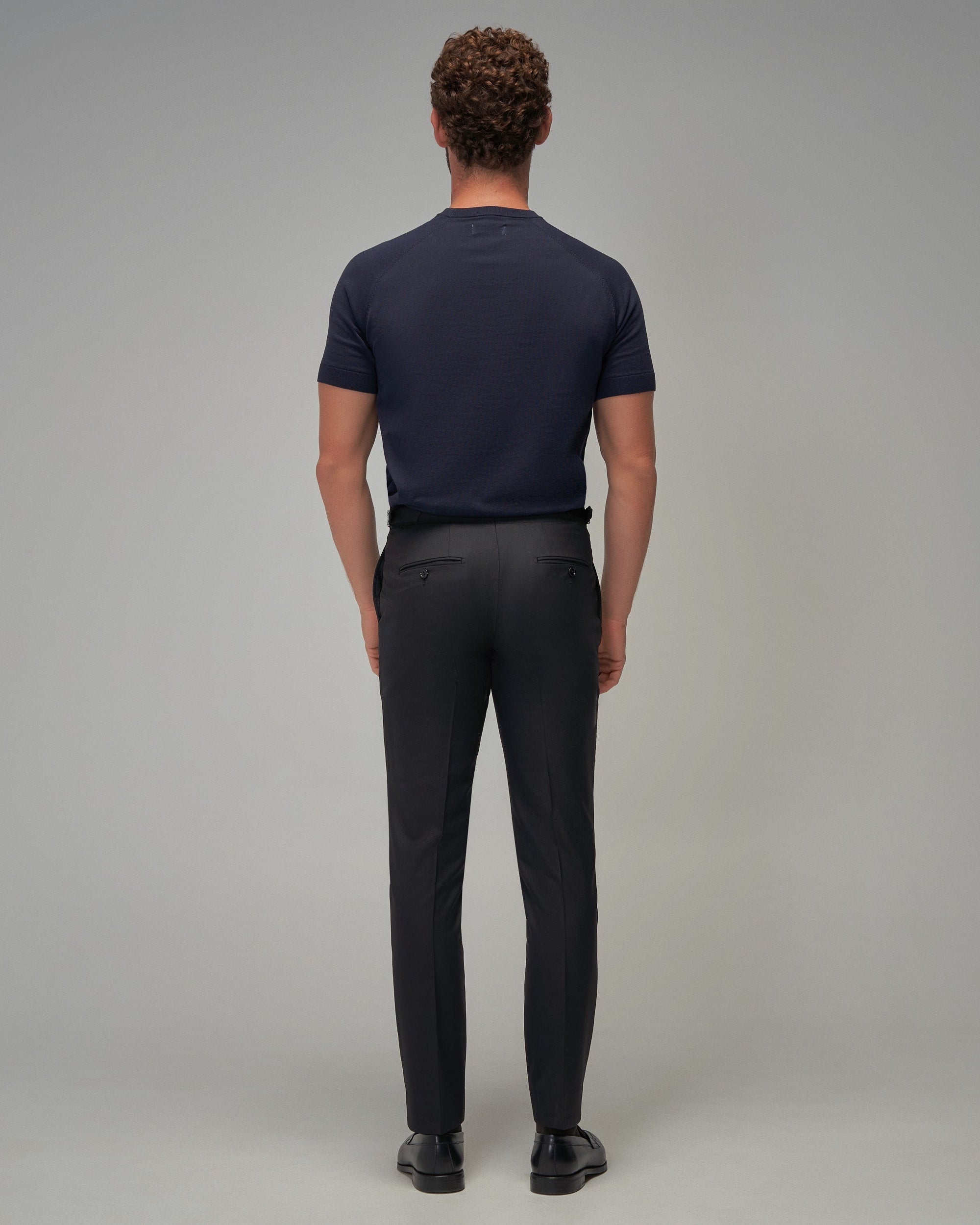 Raglan Sleeve T-Shirt - Navy - Brent Wilson