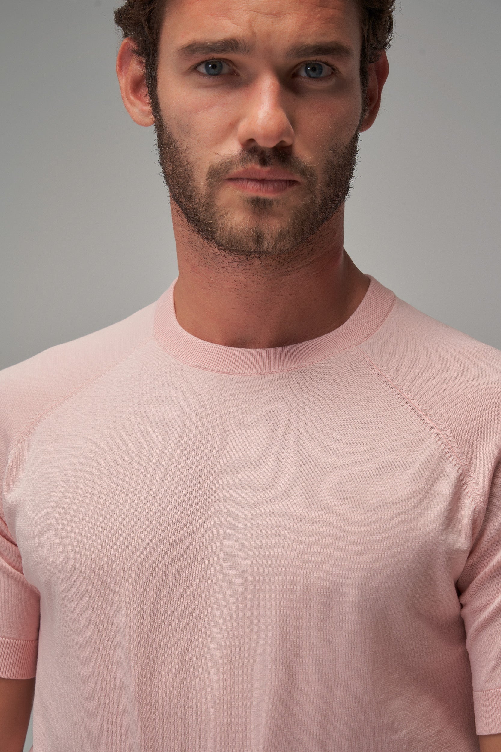 Raglan Sleeve T-Shirt - Pink - Brent Wilson