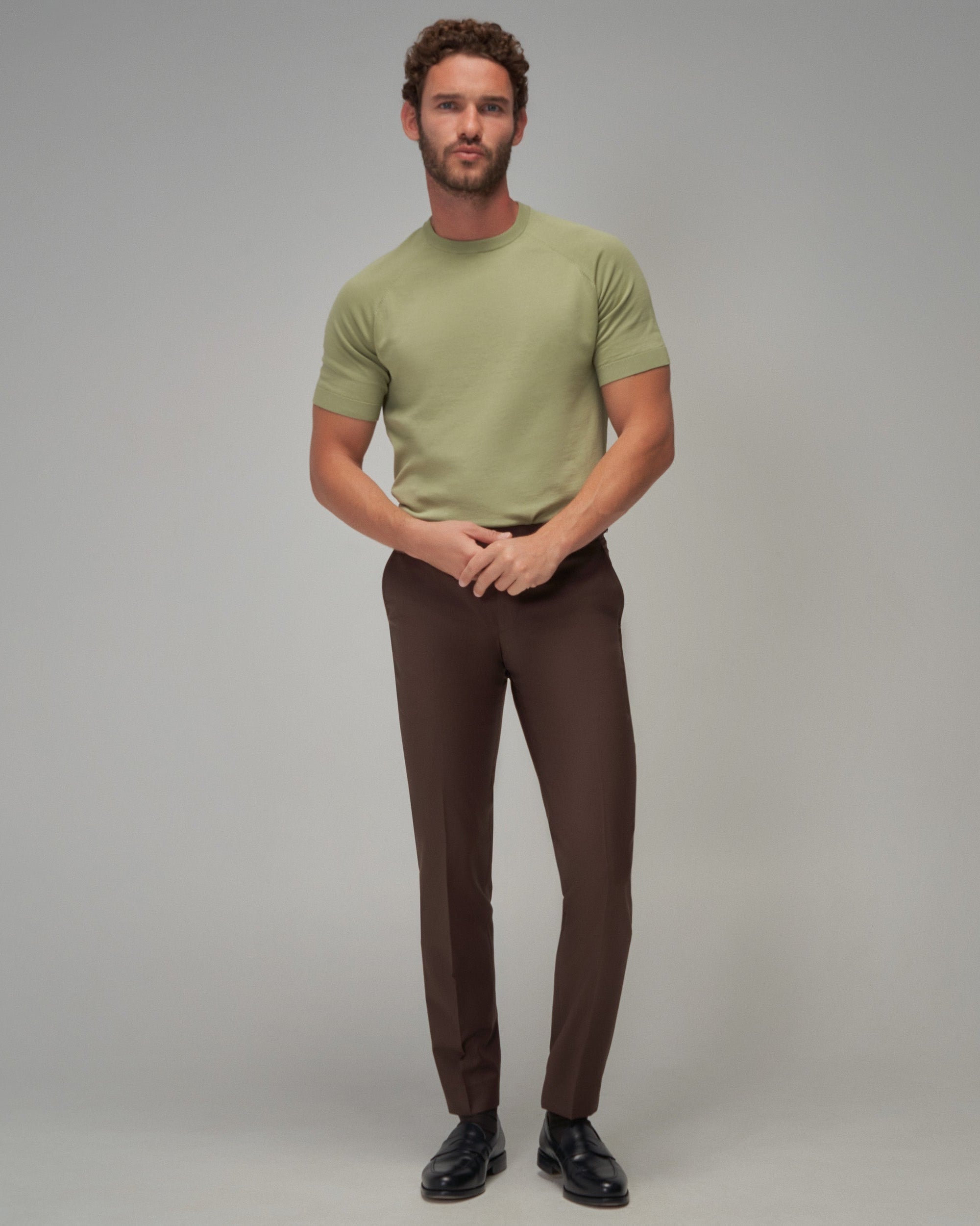 Raglan Sleeve T-Shirt - Sage - Brent Wilson